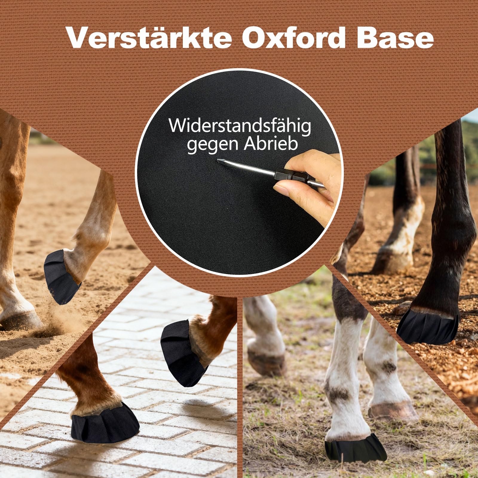 Magikessen Lot de 24 bandes de pansement pour sabots de cheval, respirantes, imperméables, protection pour sabots