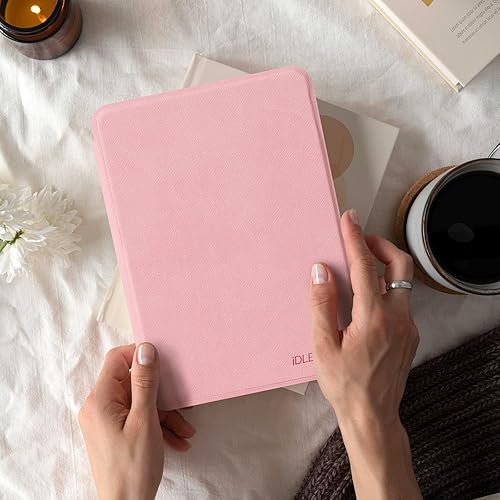 Miniatura 7 de iDLEHANDS Funda para todos los Kindle de 11 generación 2022 - Funda inteligente de piel sintética con función de encendido automático, funda