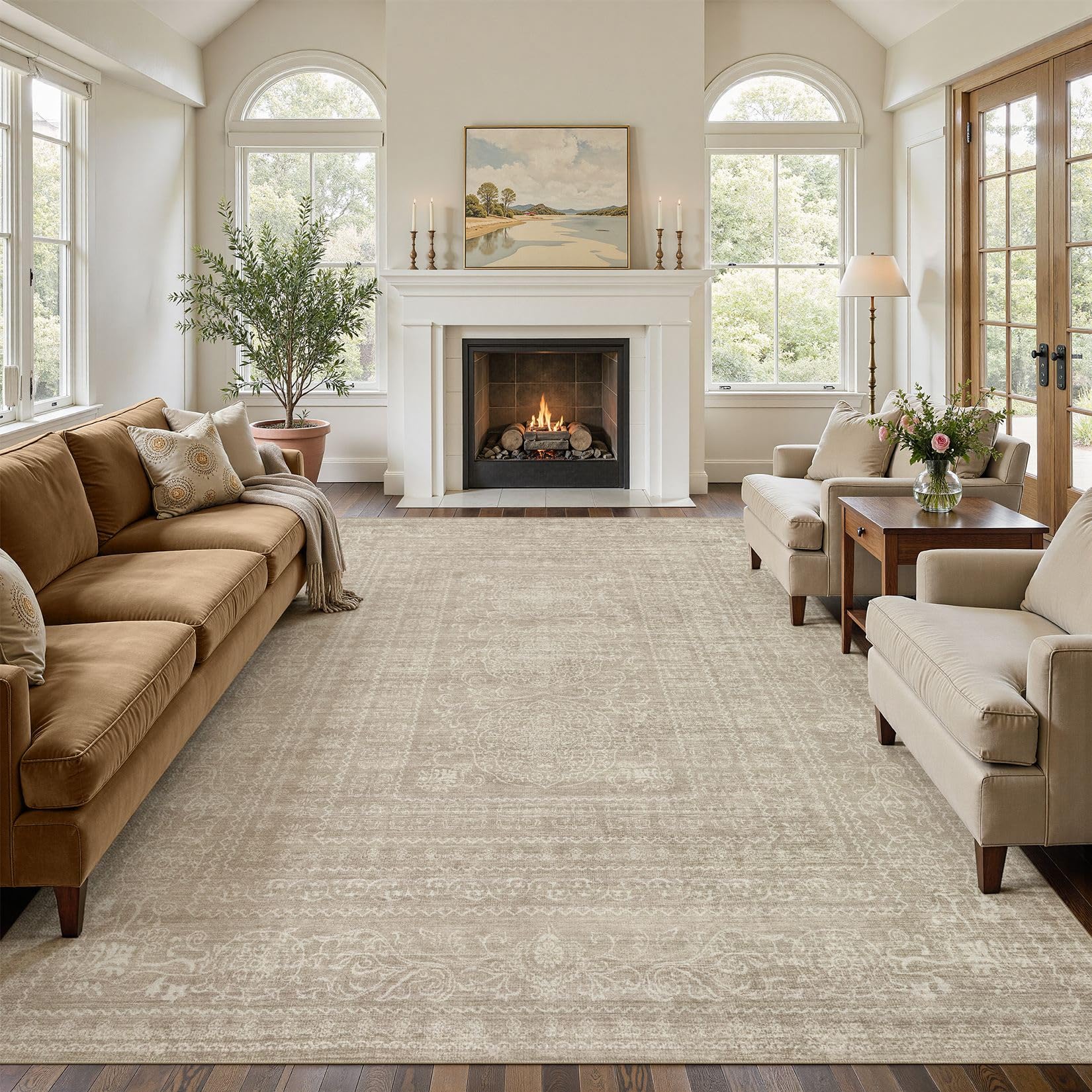 Amazon.com: Nakagishi 8x10 Area Rugs Living Room: Washable Large