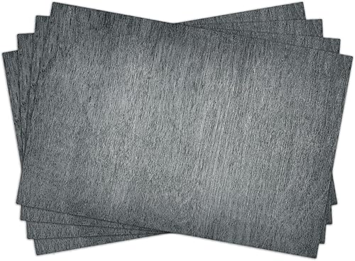 Miniatura 14 de Juego de 4 manteles individuales color rosa, 12 x 18 pulgadas, impermeables, resistentes al calor, manteles individuales para mesa de comedor,