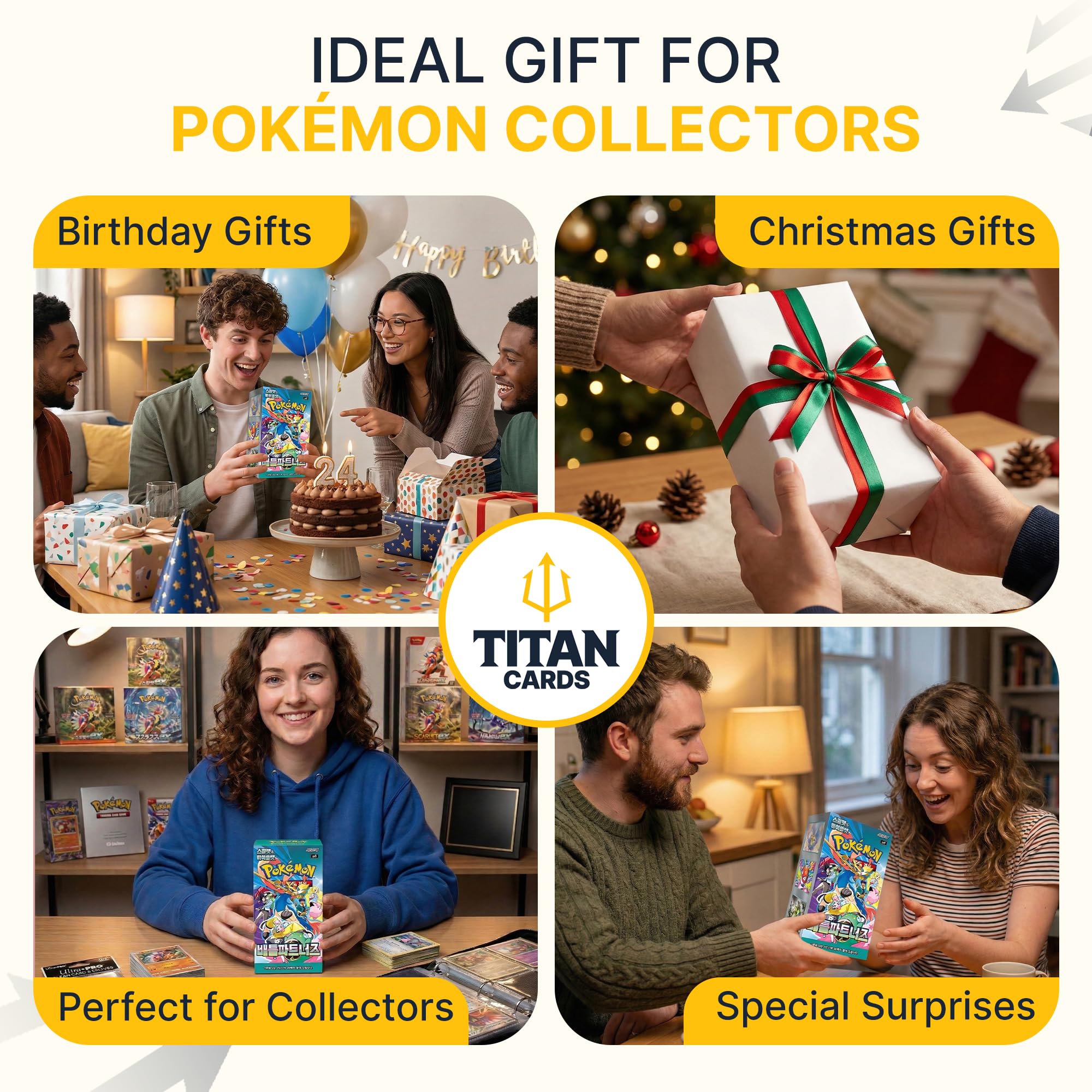 Pokemon TCG Battle Partners SV9 Koreanische Booster-Box, koreanische Pokémon-Karten, 30 Boosterpacks (5 Karten pro Packung, Scharlachrot und Violett-Serie, Titan-Authentifiziert)