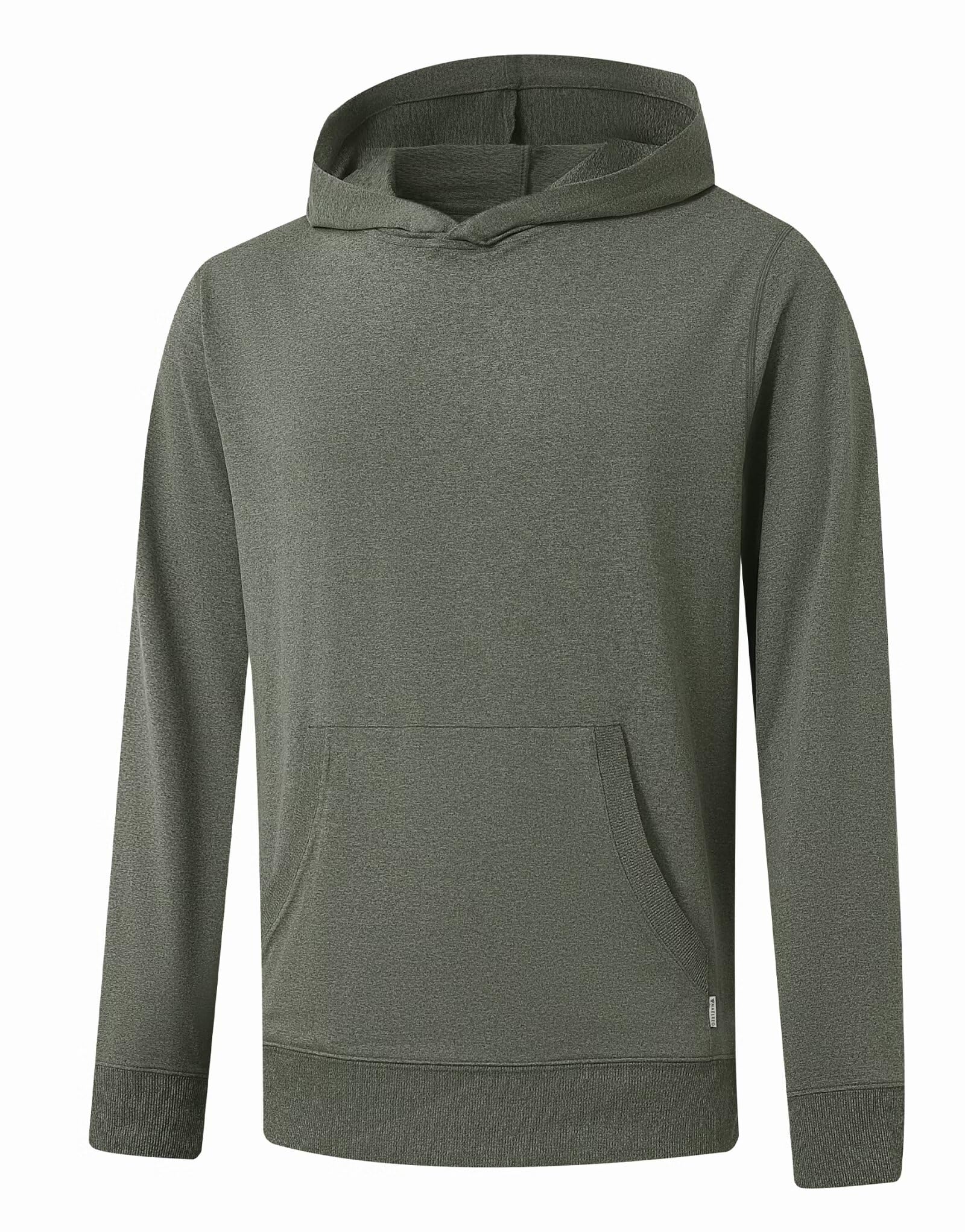 M MAELREG Mens Hoodies Pullover Performance Heather Kangaroo Pocket Thin Hooded Sweatshirt Athletic Golf Hoodies for Men