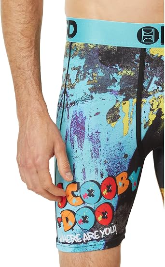 PSD Men's Sd Street Art Boxer Briefs, Multi, XL