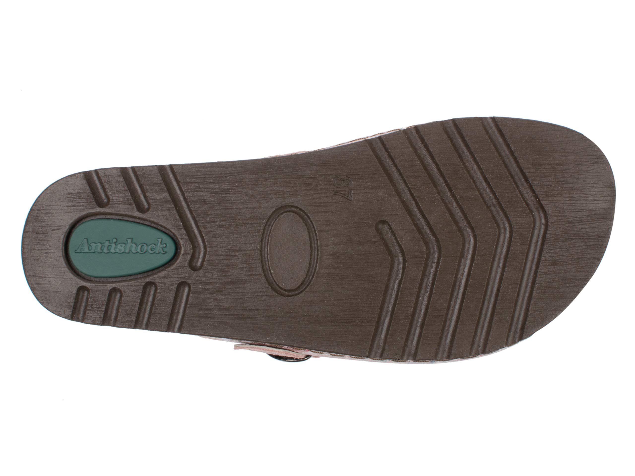 Jürgen Hirsch Sabots pour femme Ergo 05 en cuir avec semelle intérieure profonde et talonnette anti-chocs