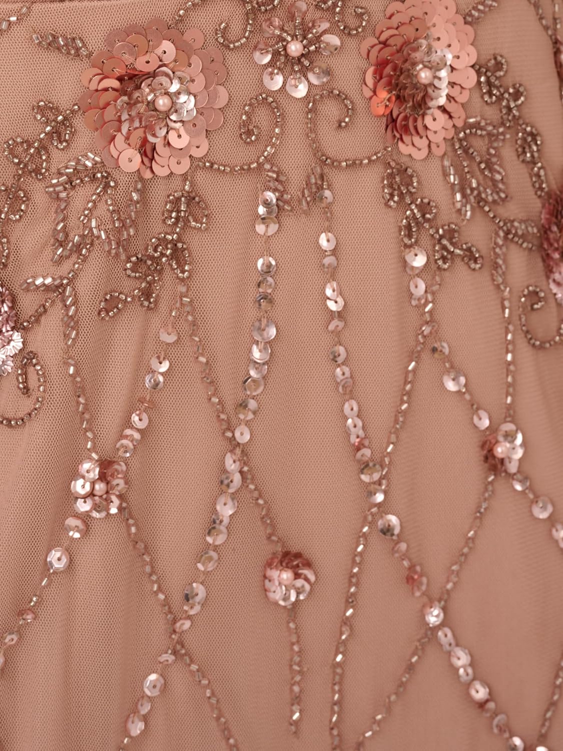 Adrianna Papell Women's Beaded Cape Long Dress