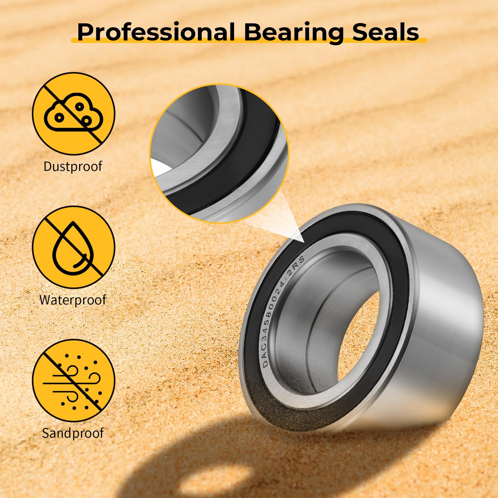 Amazon.com: M MATI Rear Wheel Bearings & Seals Kit for Honda