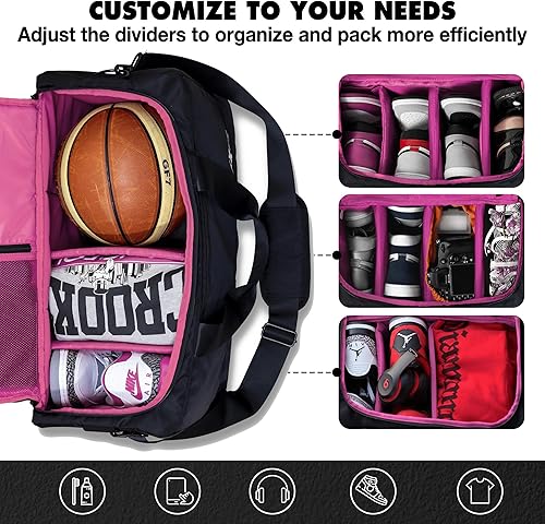 Miniatura 5 de KXKS. Kicks Kase Essential - Bolsa de viaje para zapatos, bolsa de viaje para zapatos deportivos, bolsa de deporte perfecta para gimnasio, viajes y