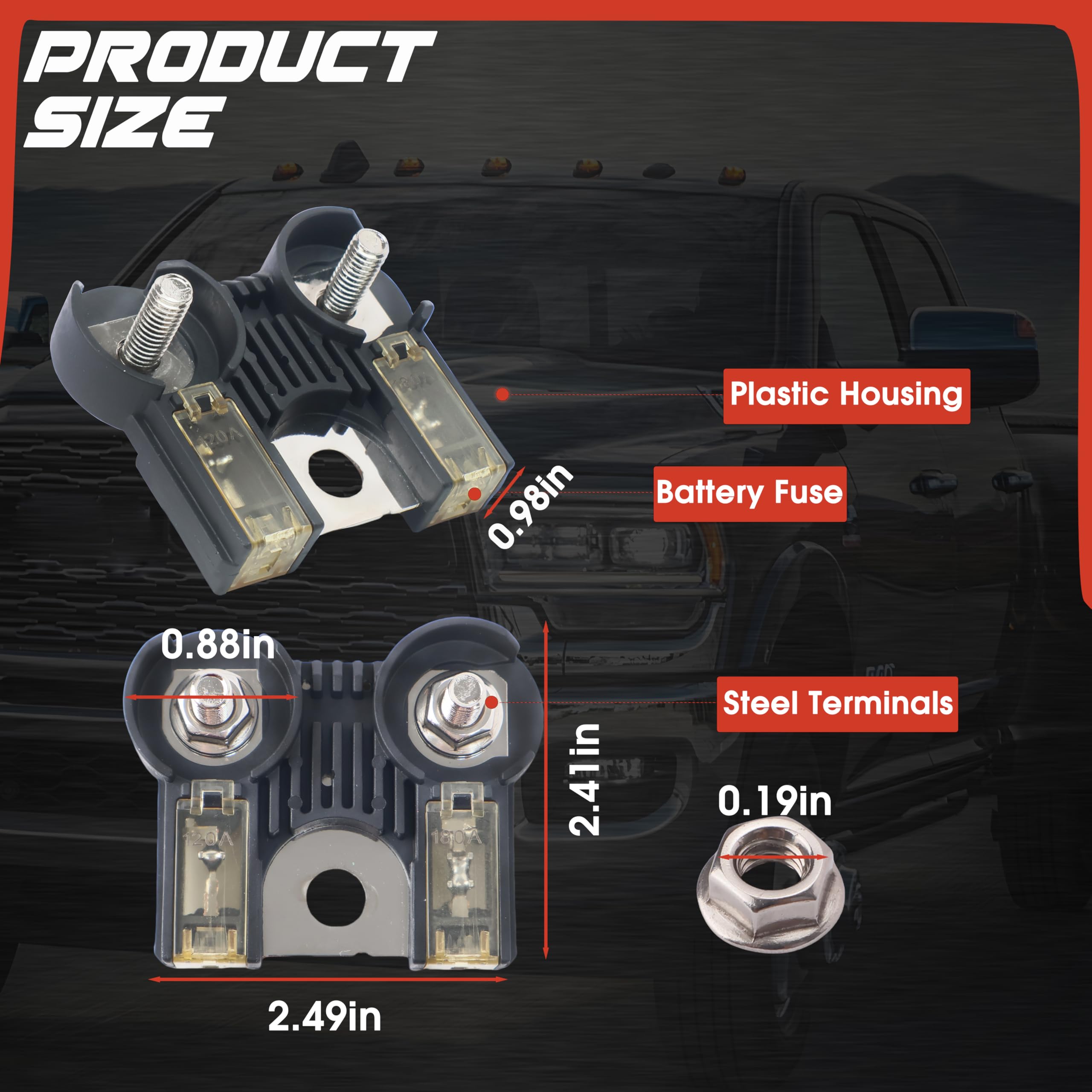 Amazon.com: 956-356 Battery Circuit Fuse Compatible with Dodge Ram 1500/2500/3500  2013-2019, for Ram 4000 2016-2020,for Ram 1500 Classic 2019-2022,for Ram  4500/5500 2016-2021 Replace 956356 68164797AA 68250245AA : Automotive