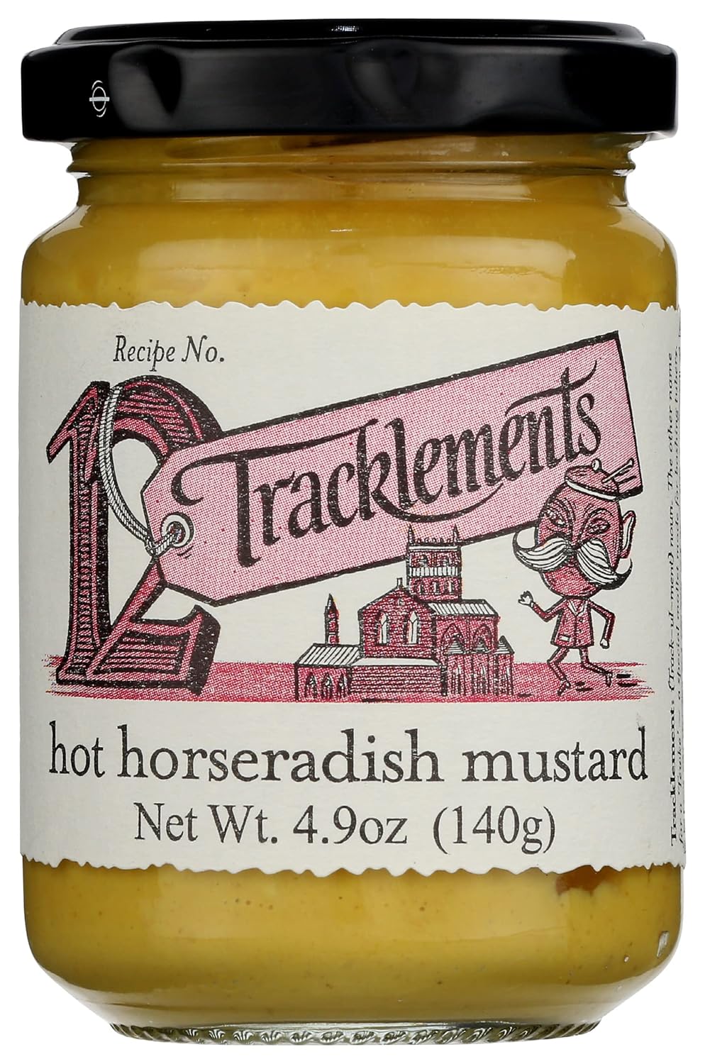 Tracklements Hot Horseradish Mustard, Vegetarian, Vegan