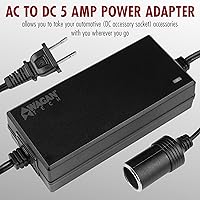 Vista 3 de Wagan EL9903 Adaptador de corriente de CA a CC 5A 60W Convertidor de potencia 110V CA a 12V CC Adaptador de enchufe de encendedor de cigarrillos