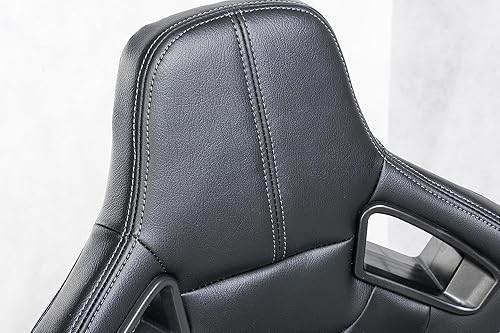 Miniatura 5 de 2 asientos universales ajustables de carreras con deslizadores dobles, asientos de cubo reclinables, 1 par de asientos deportivos para vehículos