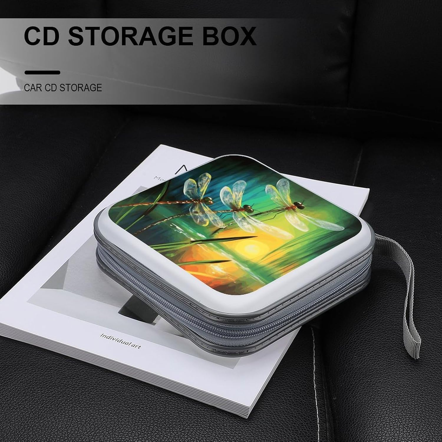 Dancing with Dragonflies CD Case CD Storage Box DVD Sleeves