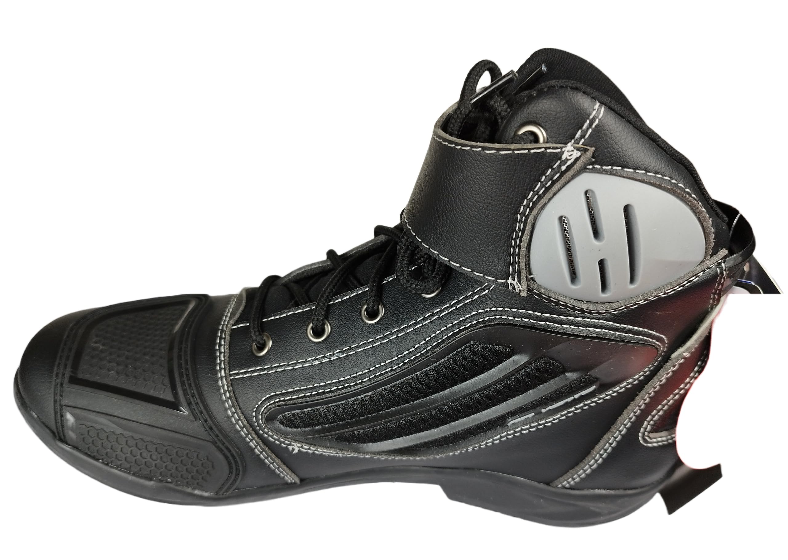 Scarpe Stivaletti Bassi da per Moto con Protezioni Unisex Uomo Donna Estivi Traspiranti Traforati