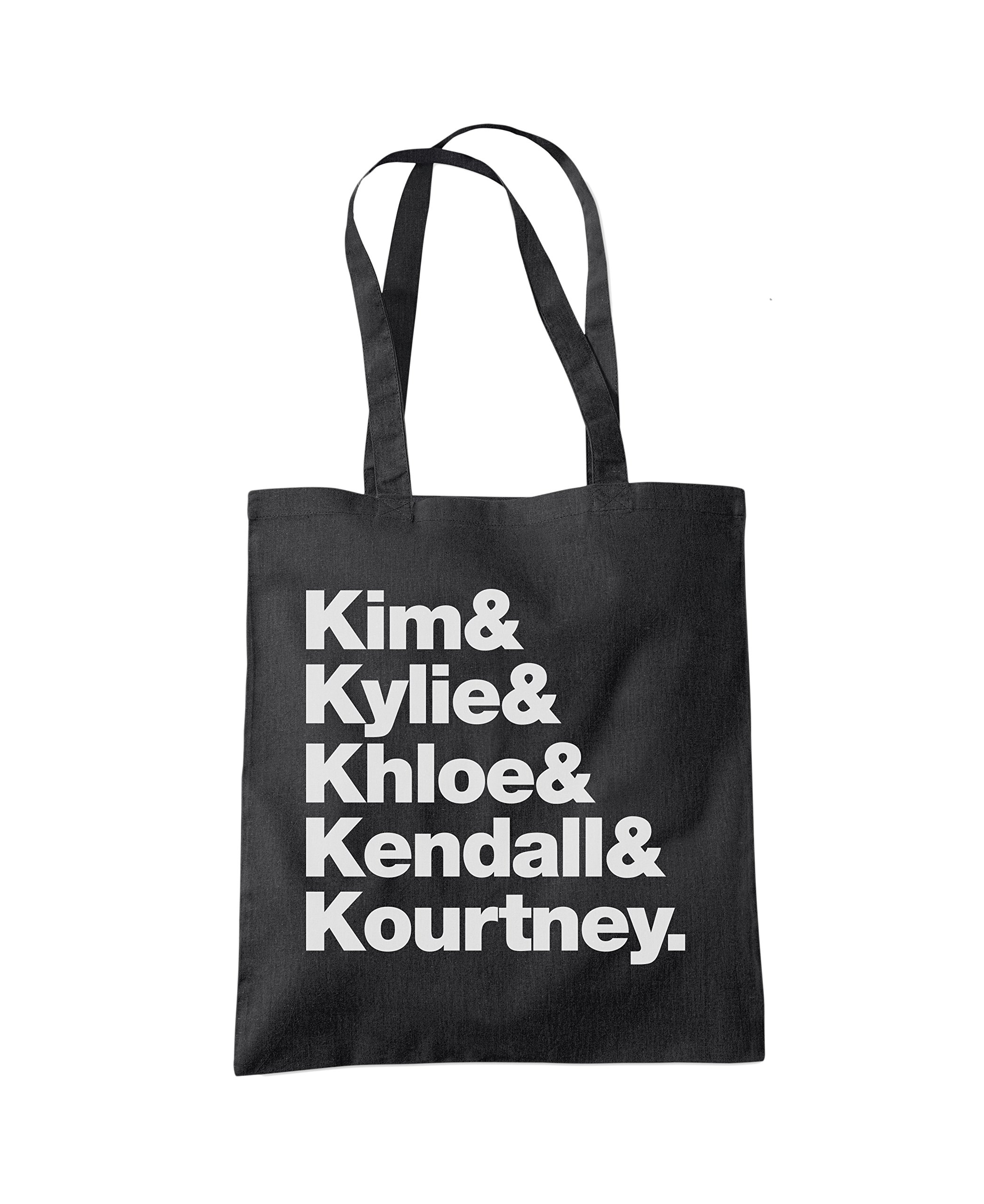Kim, Kylie, Khloe, Kendall & Kourtney Tote Bag - black One Size