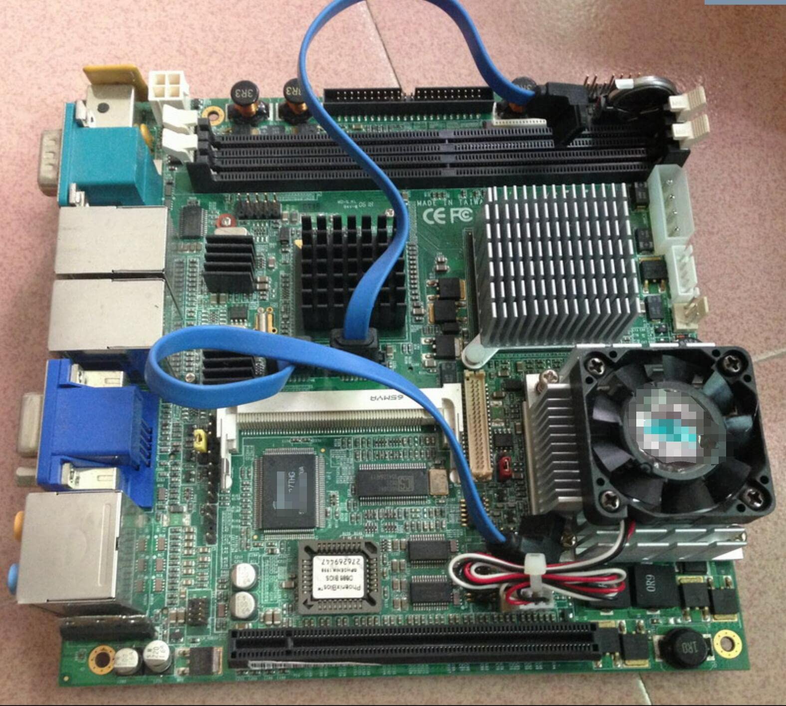 LV-673 100% OK IPC Embedded Mainboard Industrial Motherboard Mini-ITX with CPU RAM