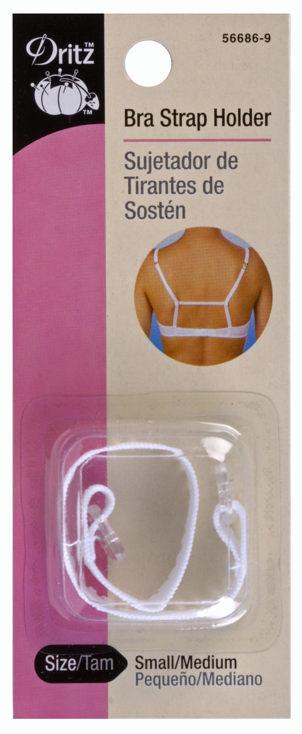 Dritz 56686-9 Soporte para Correa de Sujetador, Color Blanco