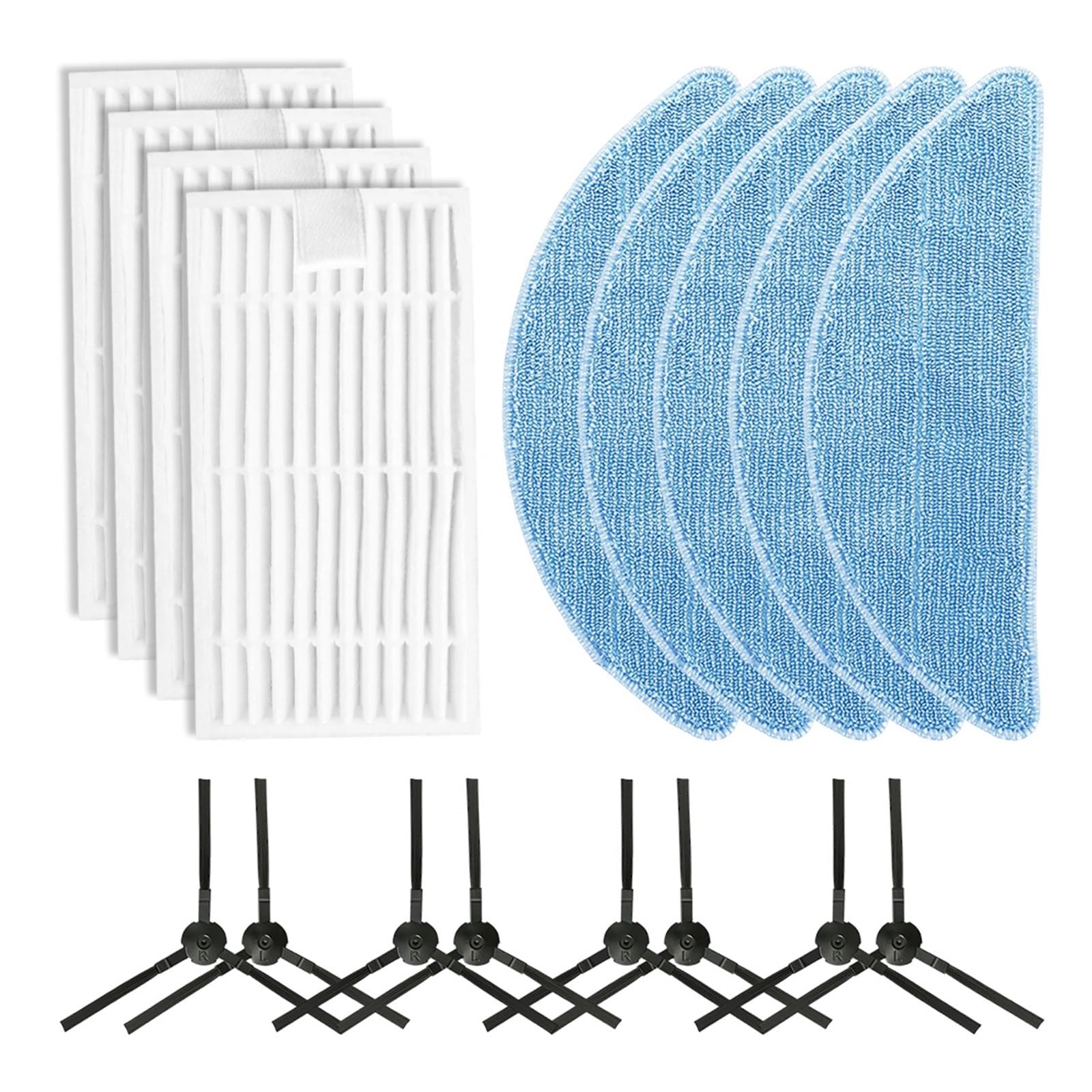 Kit filtres ILIFE G9 G9PRO V9 V9PRO avec brosses et chiffons pour aspirateur