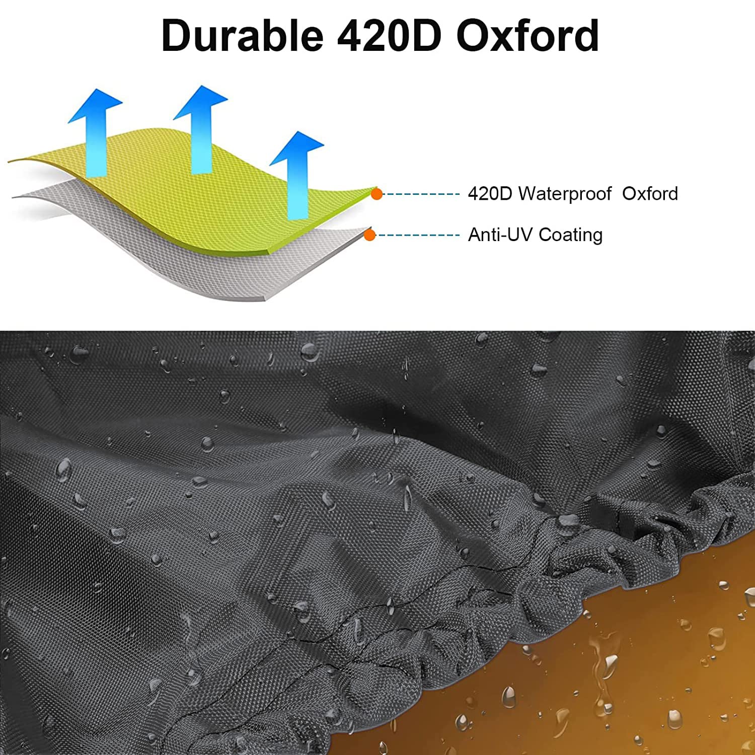 Kajak Cover Kajak Waterdichte Stofkap UV Bestand Bescherming Opslag Cover Voor Kajak Boot Kano Boot Cover (Kleur: Voor 5.1m-5.5m Boot