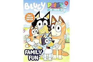 Bluey Paint with Water - Family Fun