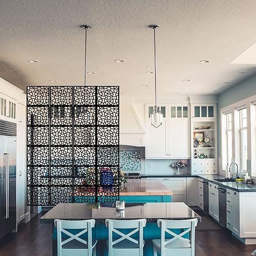 Miniatura 8 de Kernorv divisor de habitación hecho de PVC respetuoso con el medio ambiente de bricolaje pantalla de panel colgante simple y moderno para decorar