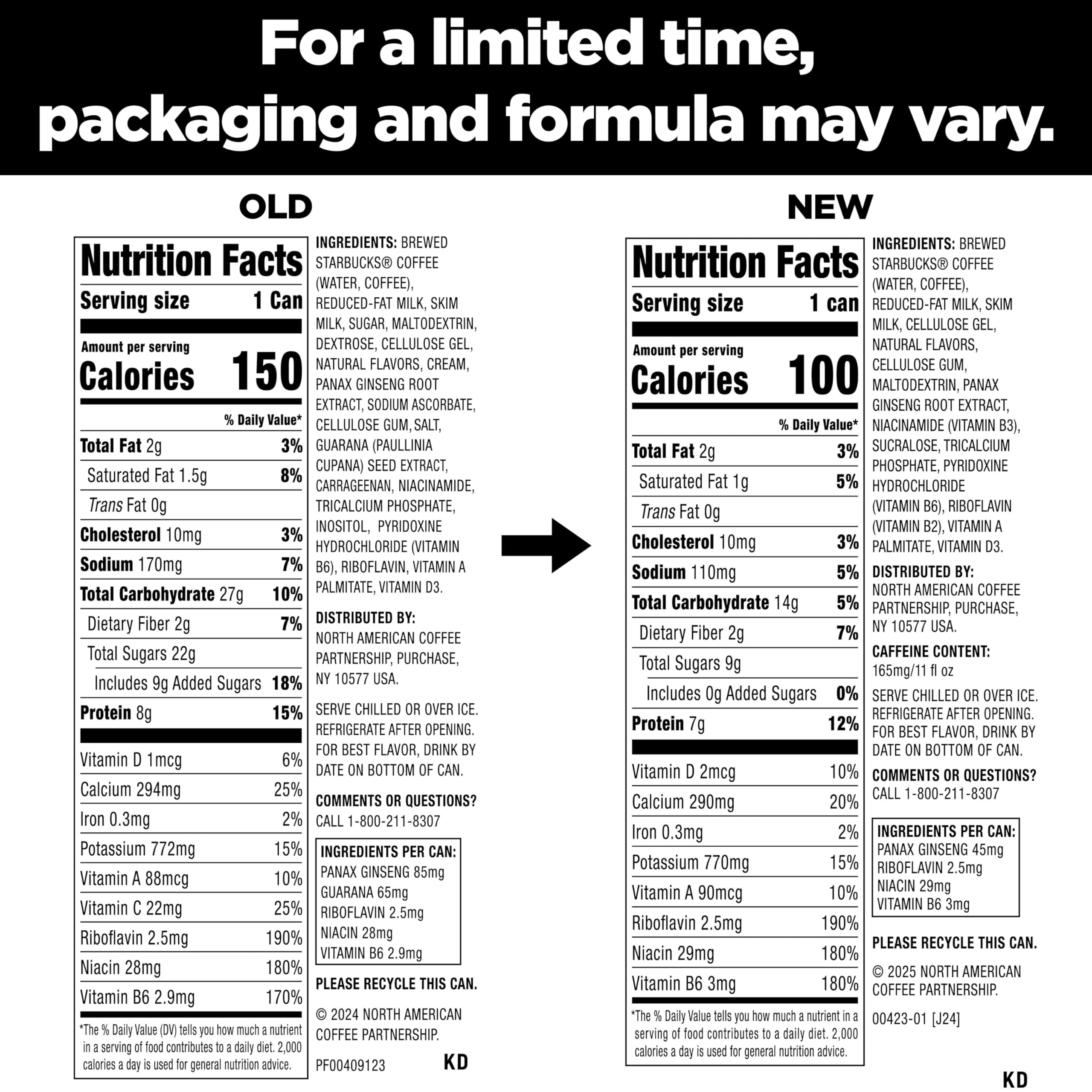 Starbucks Tripleshot Coffee Energy Drink, Mocha, Triple Blend, 165mg Caffeine, B Vitamins, Protein, Iced Coffee, 11 fl oz Cans (12 Pack)