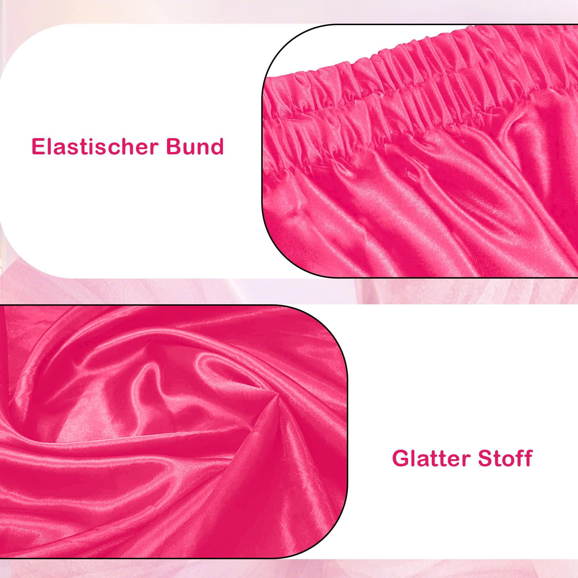 MUNAFIE Damen Lang Satin Rock Bauchtanz Rock Tanzrock Bauchtanz Kostüm für Leistung Karneval