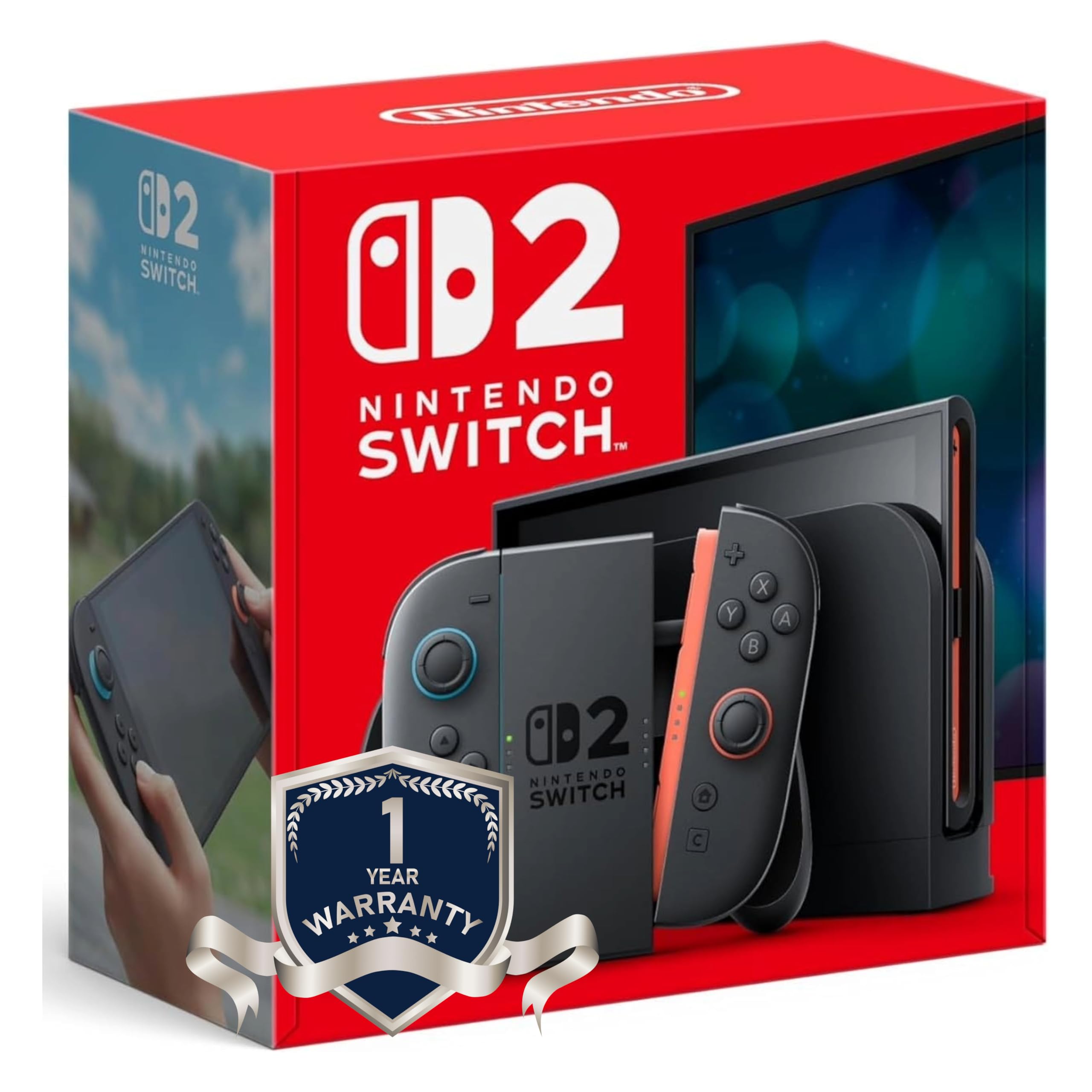 Nintendo Switch 2 Online Game 7.9” HDR LCD, 4K Dock, 256GB Storage