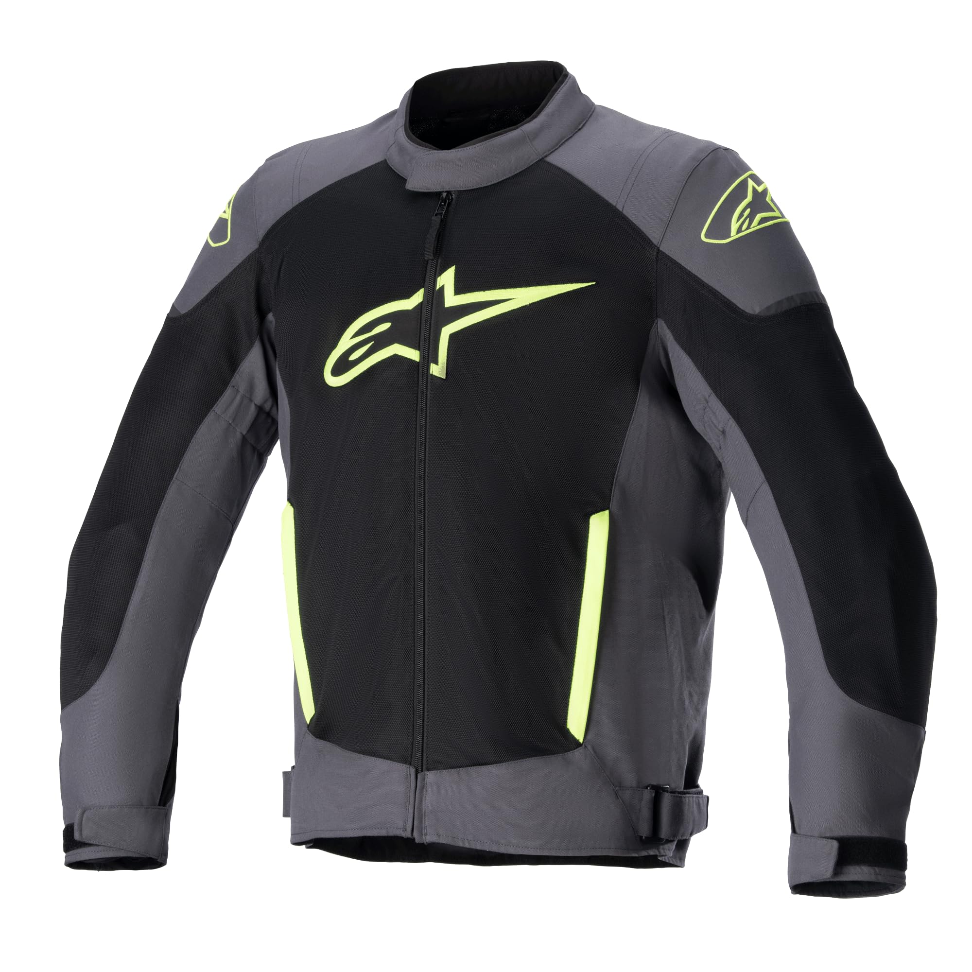 Alpinestars Motorcycle, Tar Gray/Black/Yellow Fluo