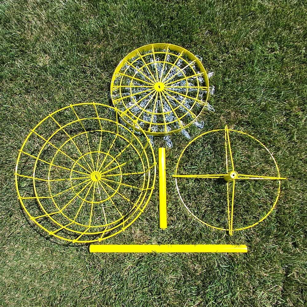 Disc Store Grow The Sport Elite Disc Golf Basket - PDGA Championship Level Approved - Portable Disc Golf Target for Professional Competition and Practice - 27 Heavy Duty Chains