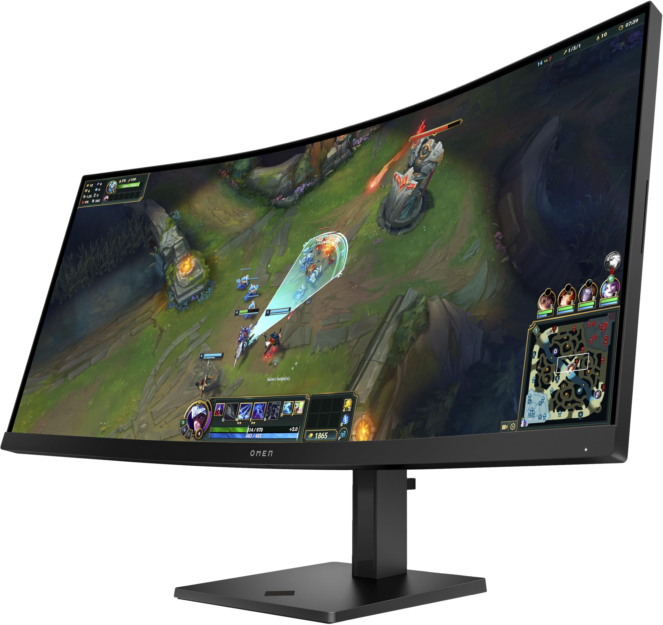 HP Omen 34 Zoll WQHD 180 Hz Curved-Gaming-Monitor – 34c G2