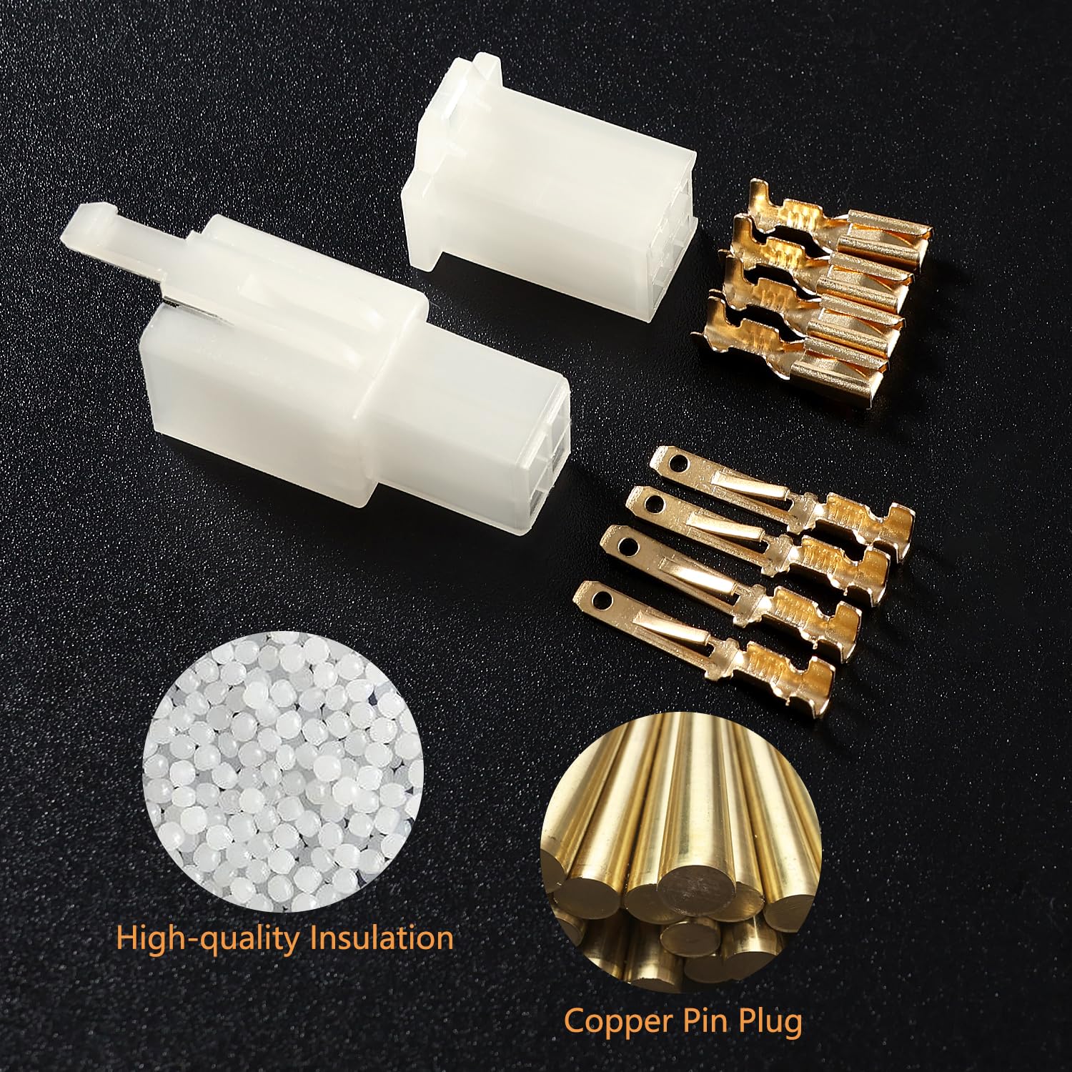 YIXISI 100 PCS 2.8mm 4 Pin Automotive Electrical Wire Connectors Kit - Image 3