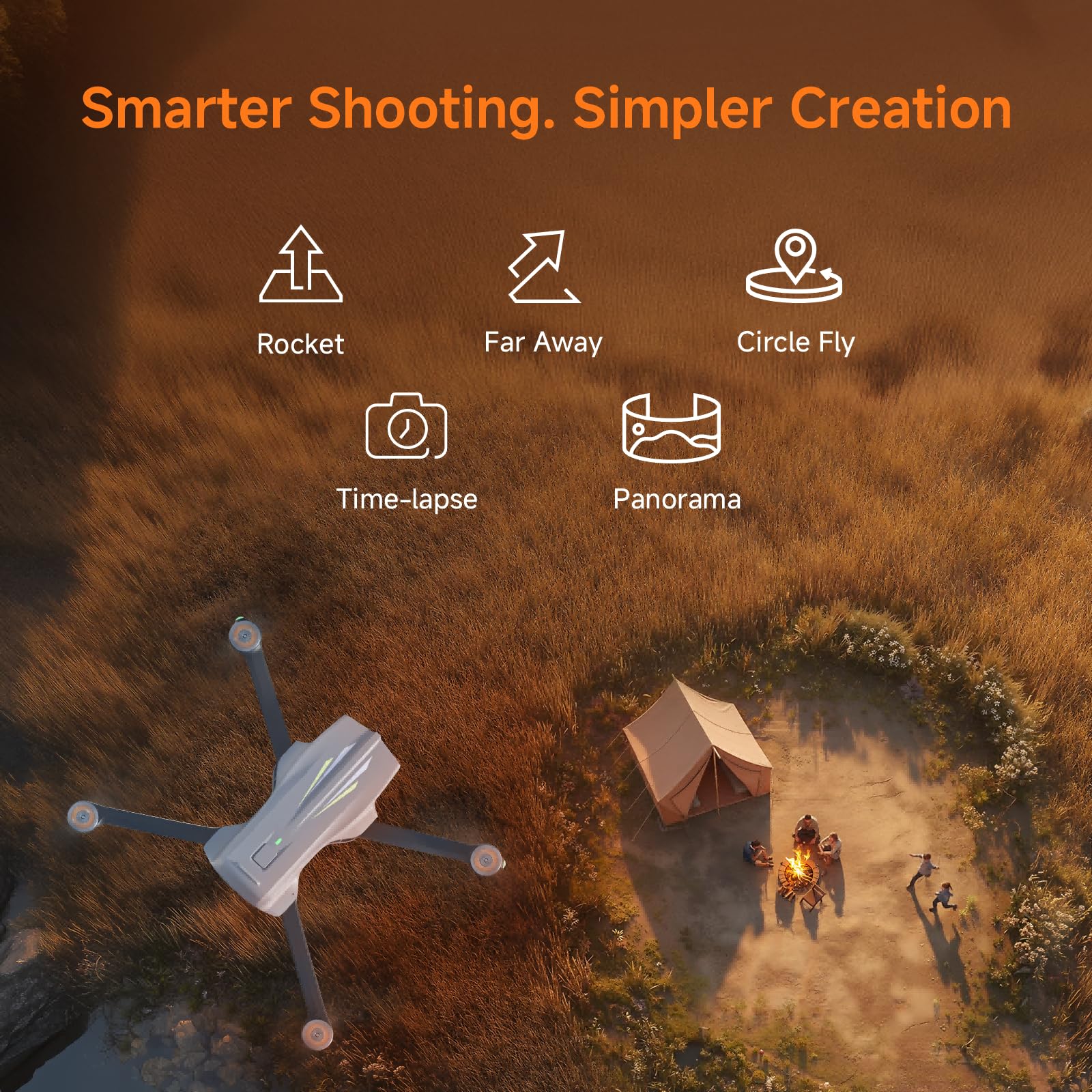 Ameta S20 Dron z Kamerą 4K Professional, Dron z GPS dla Dzieci i Dorosłych z Automatycznym Powrotem, 50 Minutowym Czasem Lotu, Trybem Inteligentnym, Sterowaniem Gestami, Wadze Poniżej 249g