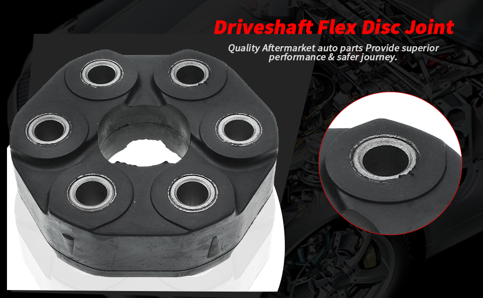 Amazon.com: YINAVAGAD 26111227410 Flex Joint Drive Shaft Coupler