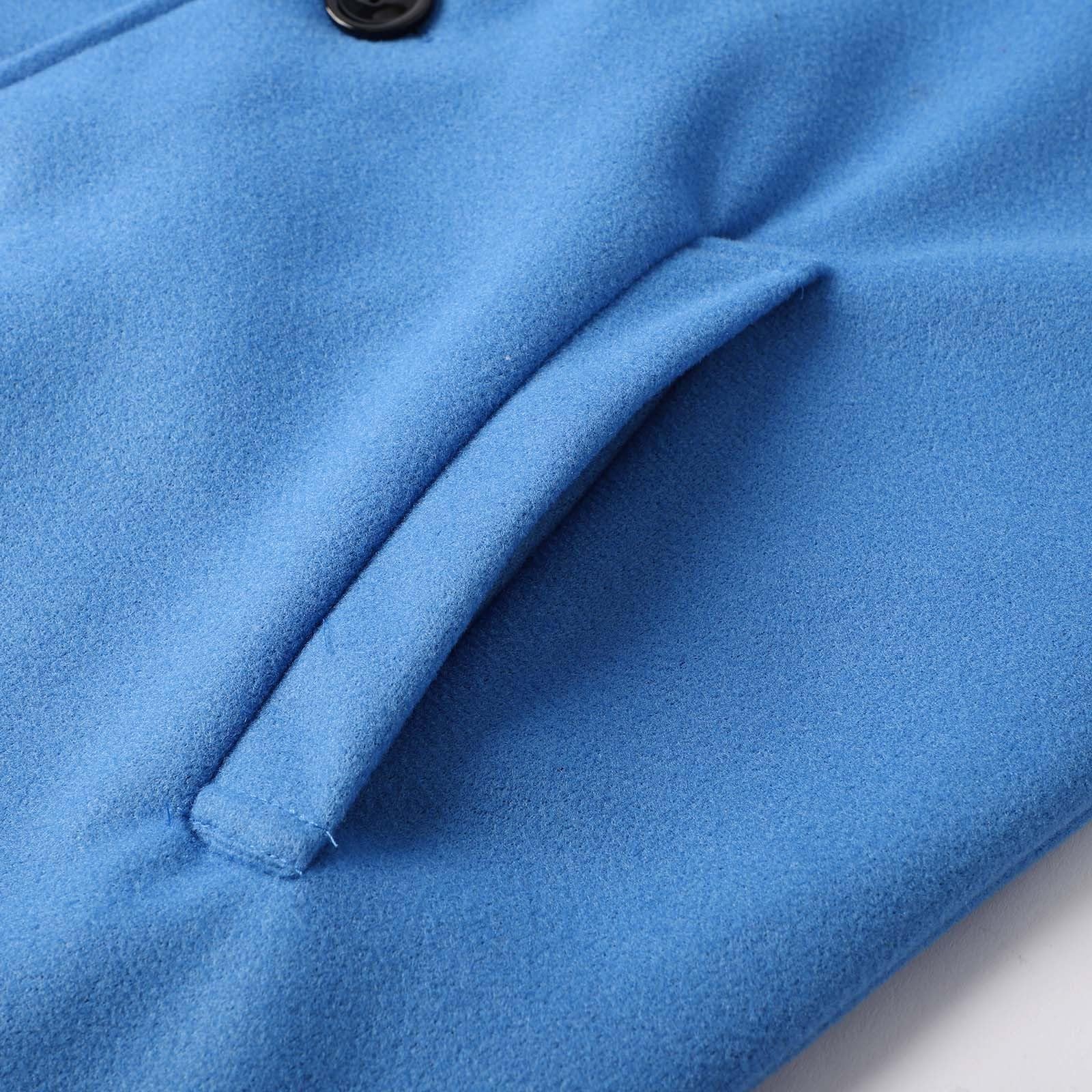 Trench Hombre,Gabardina Larga Hombre Clásica de Temporada Otoño Invierno Abrigo Impermeable Resistente al con Cuello Solapa