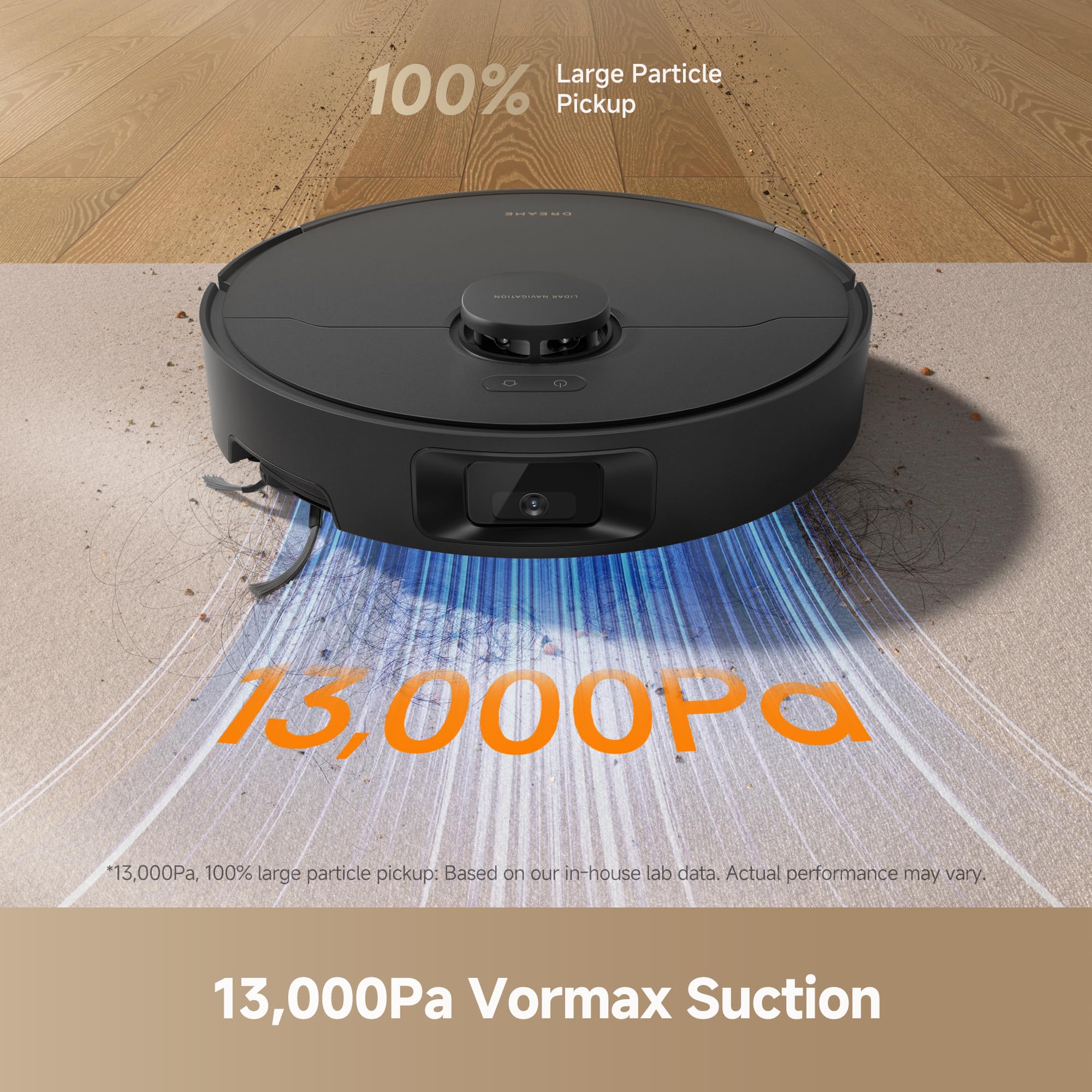 Robot Vacuum,11500Pa Suction,LiDAR Navigation,Self-Emptying,Pet Hair thumbnail 8