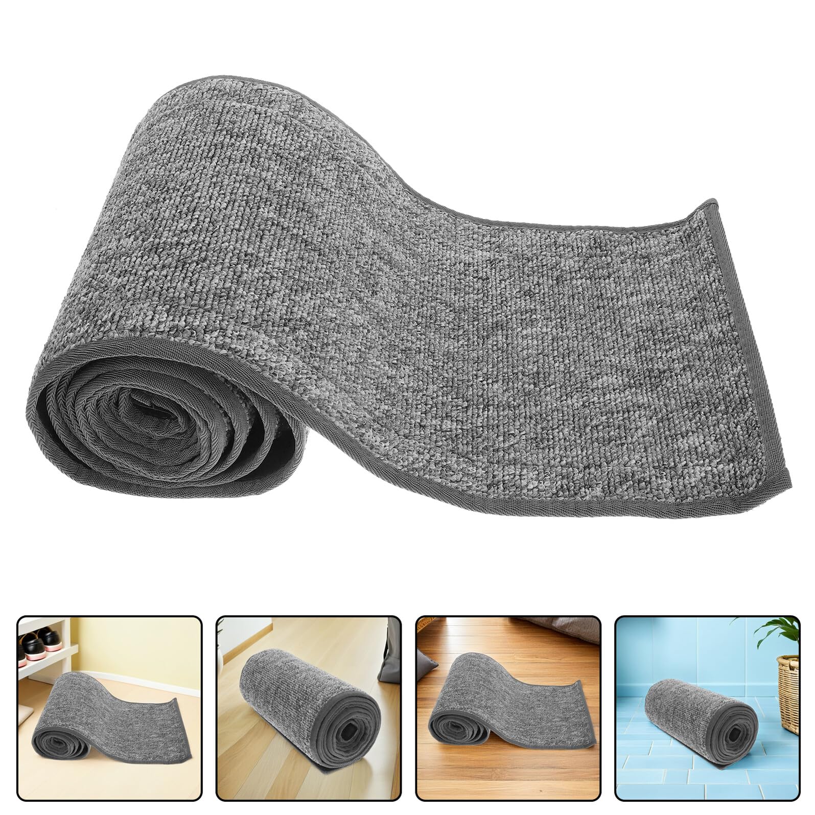 Tapete Rascador XL para Gatos 350x30 Cm, Alfombra para Rascar Muebles, Almohadilla Protectora contra Arañazos, Accesorio para Caminadora de Gatos, Uso Interior y Prevención