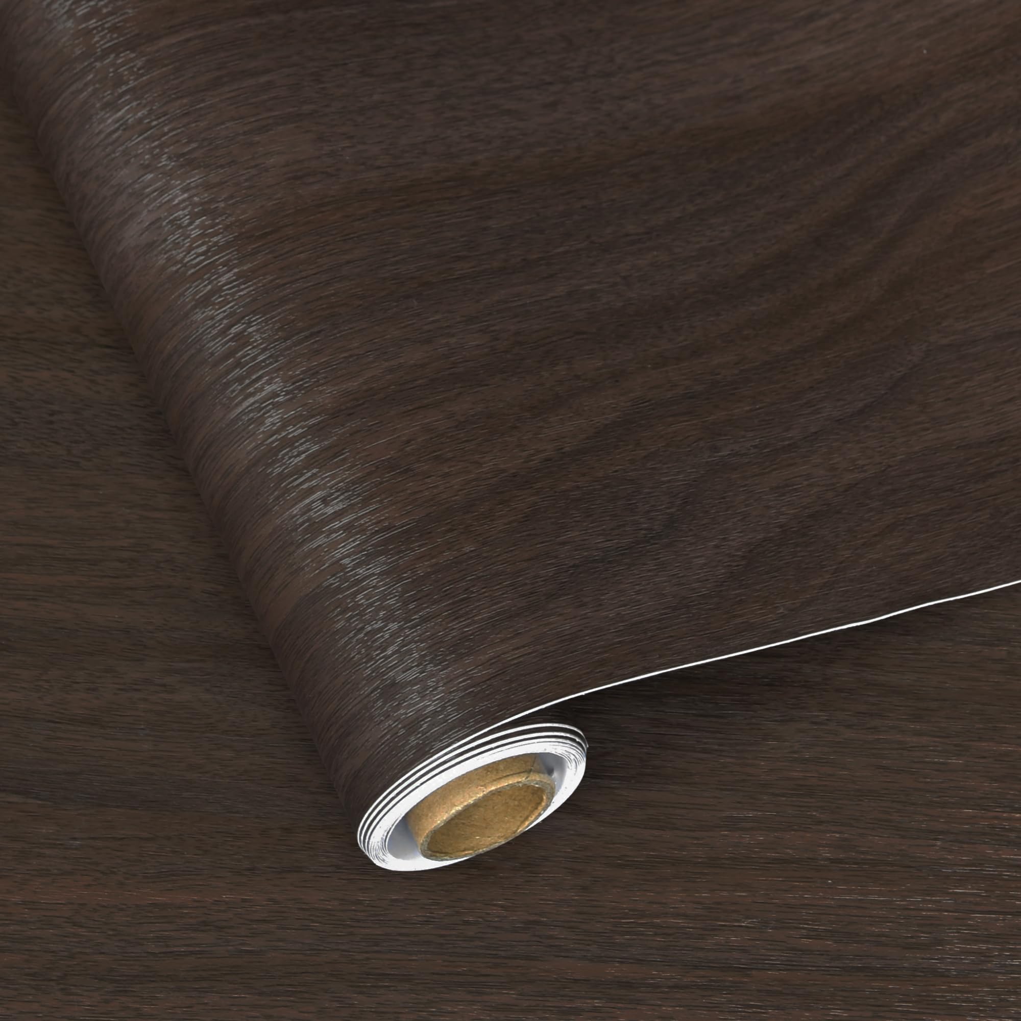 Dark Walnut Contact Paper Peel And Stick Countertops Wood Grain Wallpaper