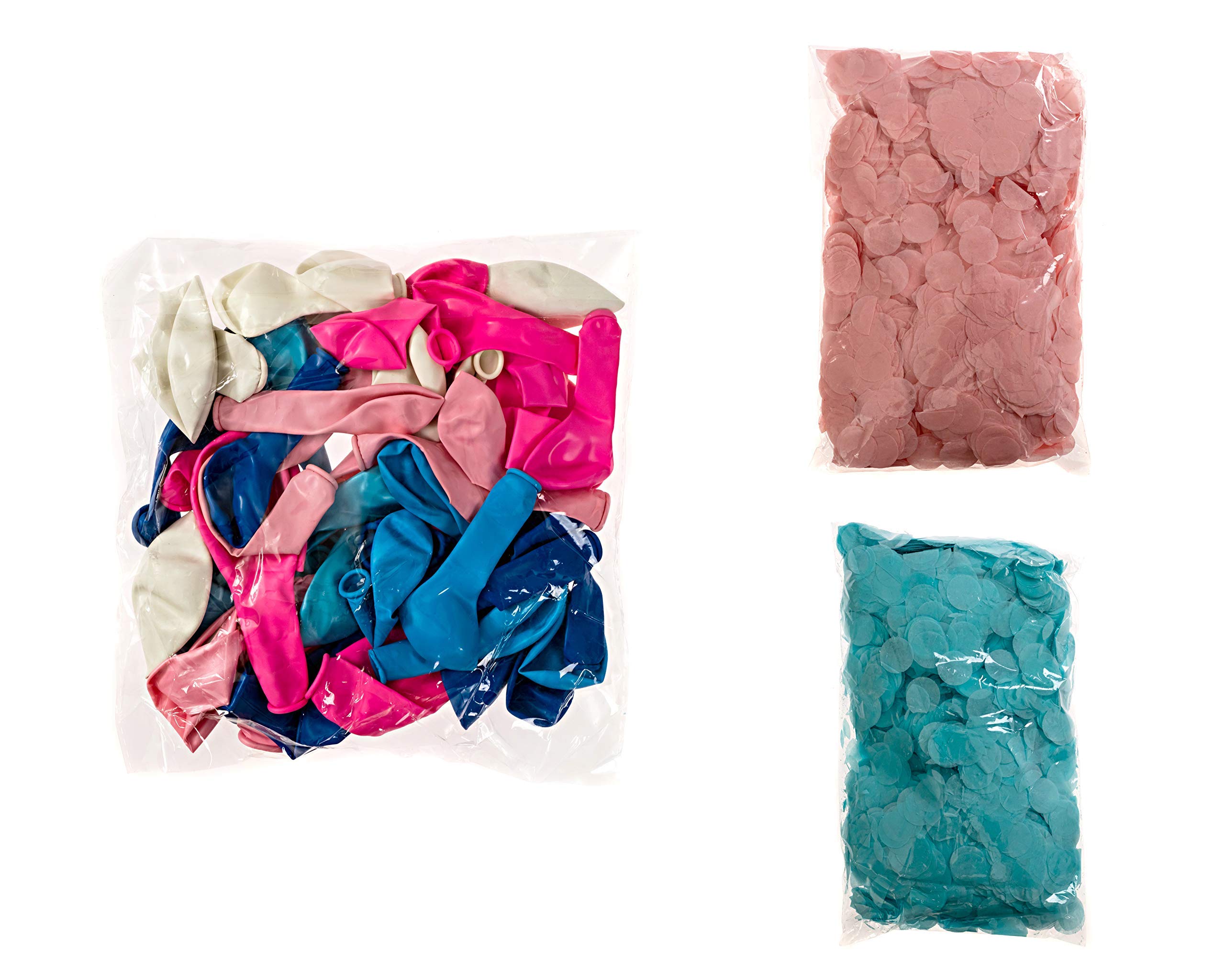 Gender Reveal Balloon Bag Drop Boy or Girl What Will It Be Confetti
