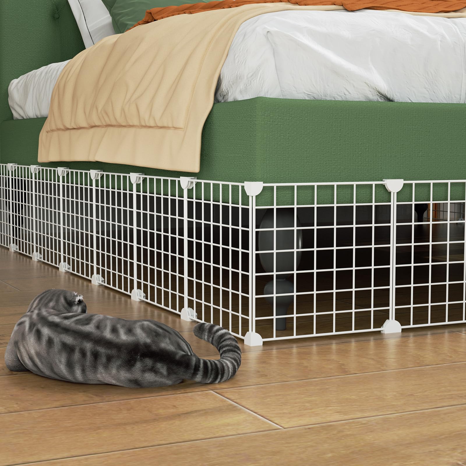 Onxyrbyte Blocker Under Bed Barrier,Tall Size Under Bed Blocker,Toy Blockers For Pets,Simplifies Household Chores,Suitable For Different Beds Frames And Furniture Styles