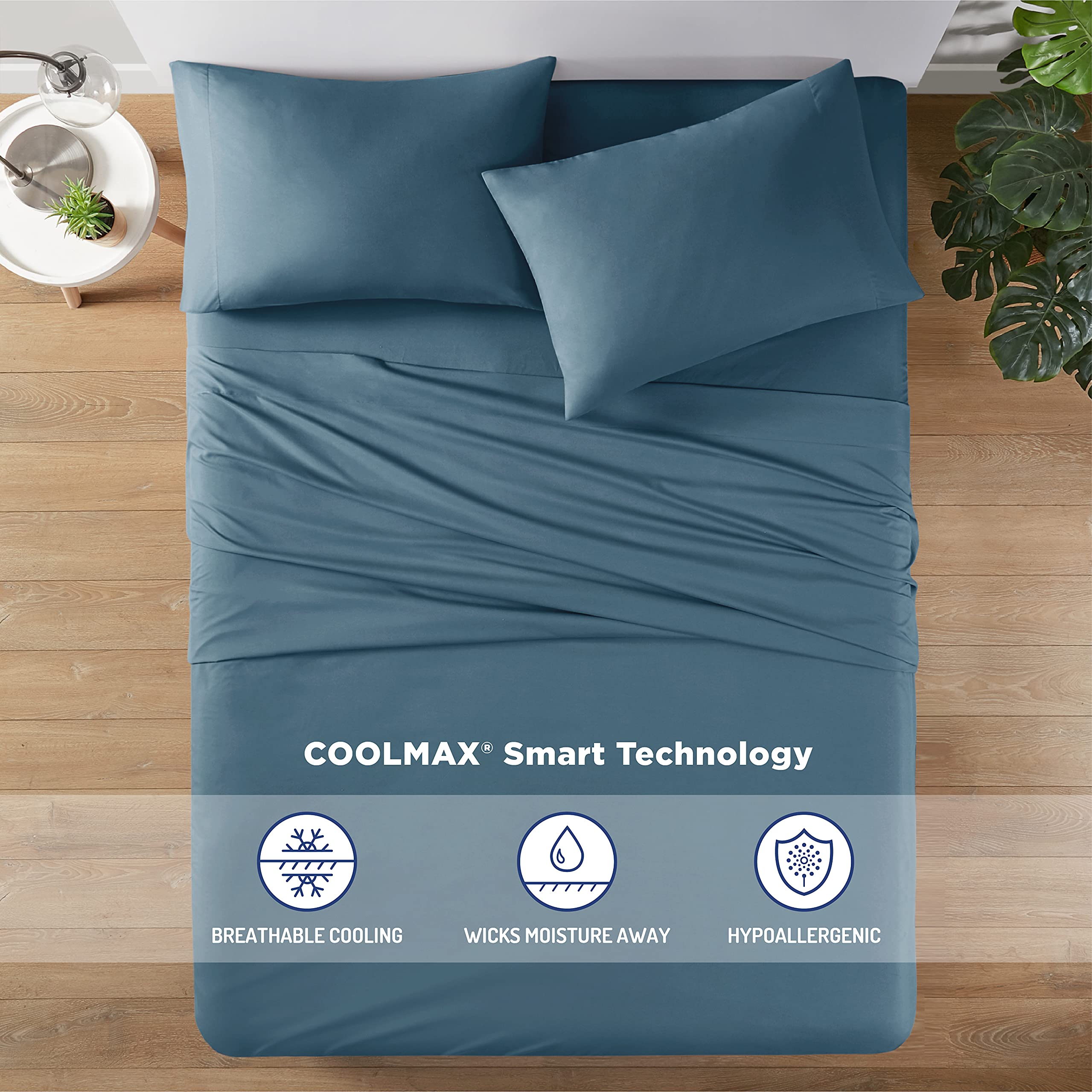 Coolmax Cooling Sheets | Queen Size Bed 