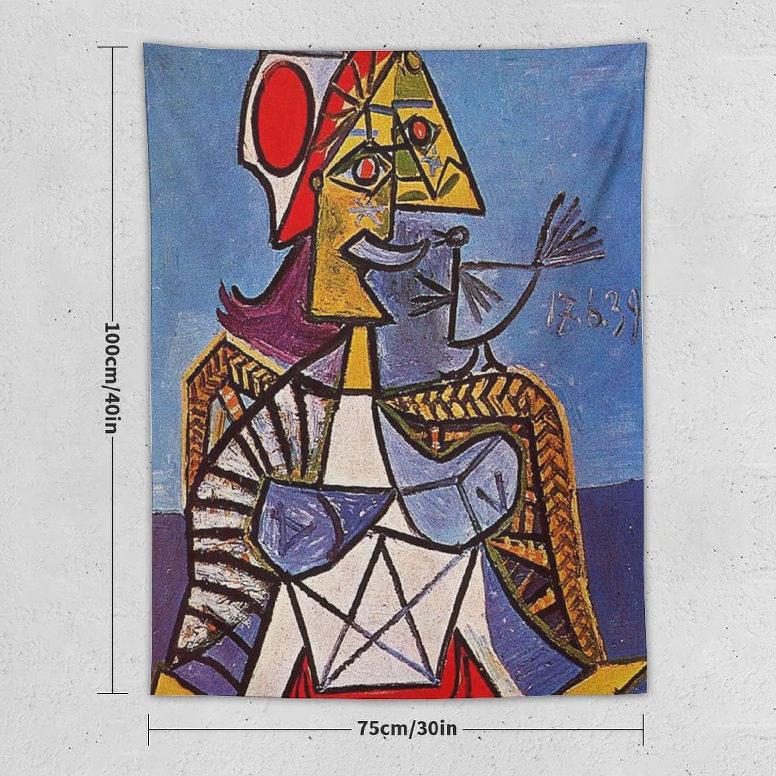 Amazon.co.jp: Pablo Picassoパブロ・ピカソ画家の作品（座って