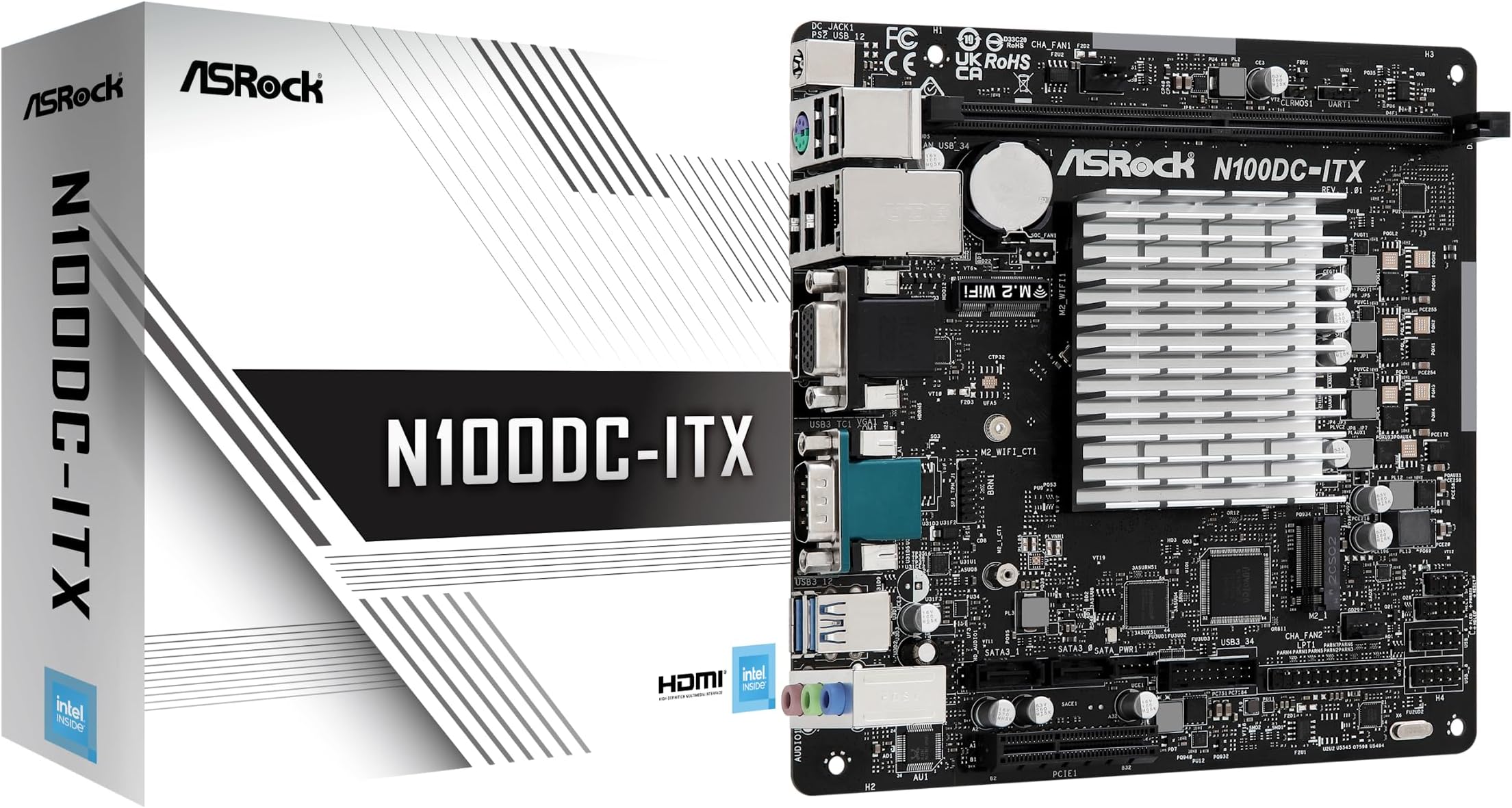 ASROCK N100DC-ITX Intel Q-Core N100