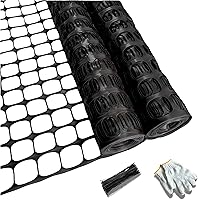 Vista 13 de PotatoLife Valla de Seguridad de Malla de Plástico, Rollo de 4'x100' con 100 Bridas, Red Temporal Reutilizable para Cercado de Jardín, Construcción