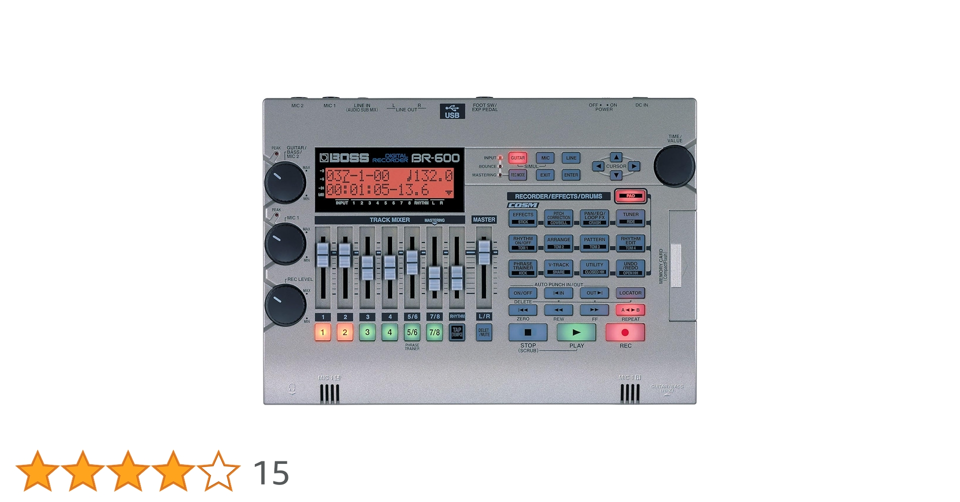 Amazon | 8トラック・デジタル・レコーダー BR-600 | マルチ