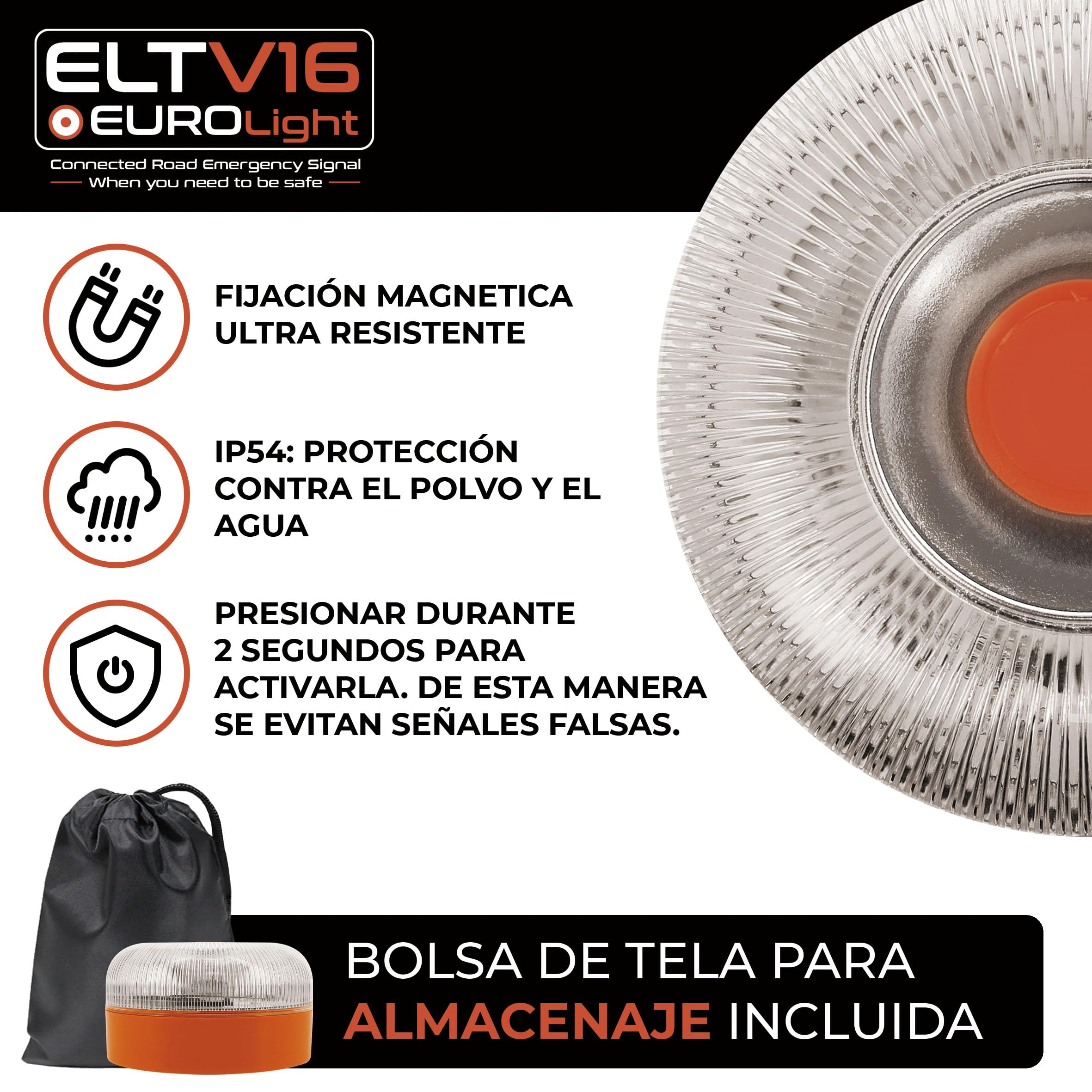 Éclairage De Secours V16 Avec Géolocalisation Homologué Par La DGT | Leroy Merlin