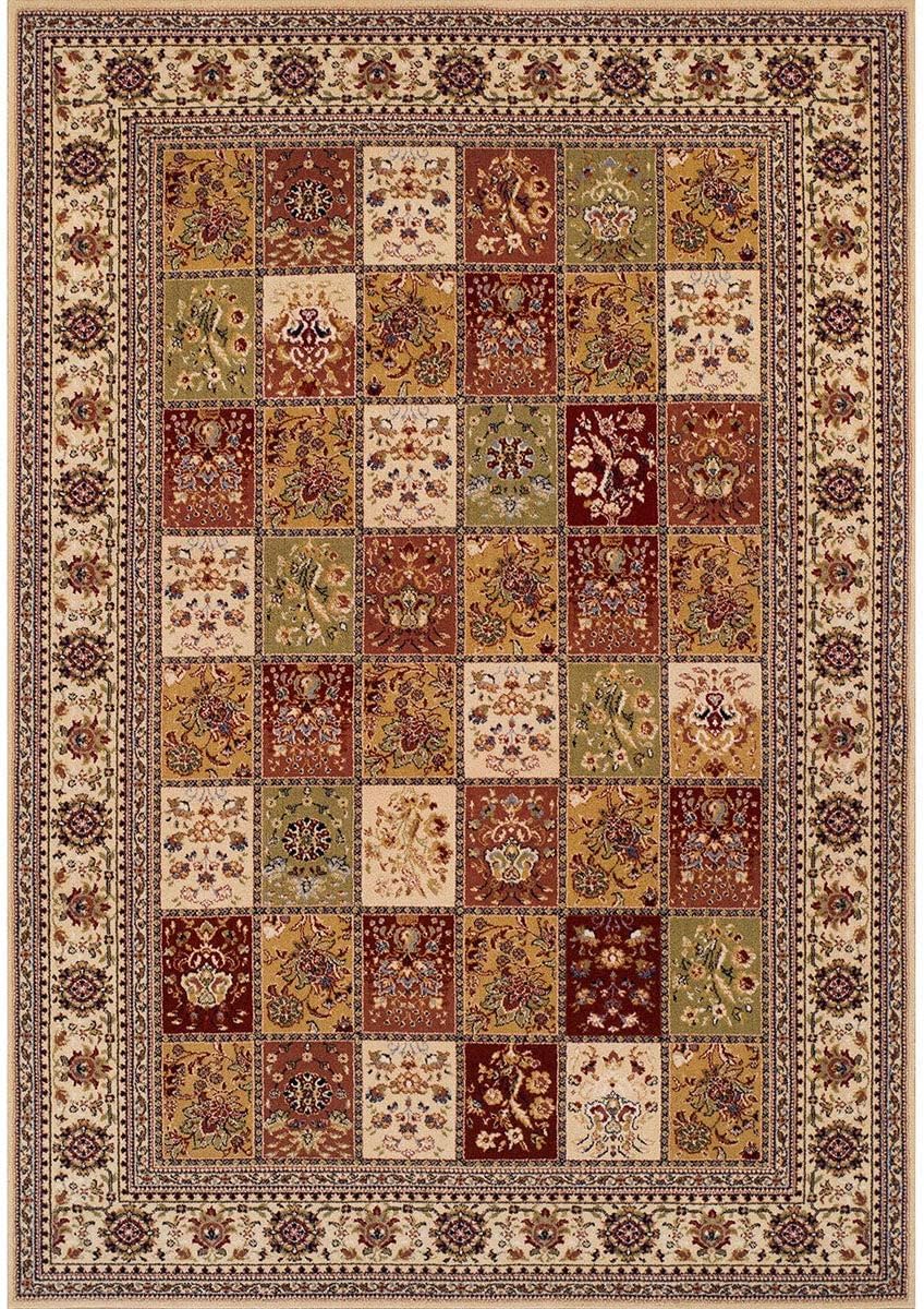 Royal Classic 231 I Rug Panel Wool Cream Terracotta Red Green 80 x