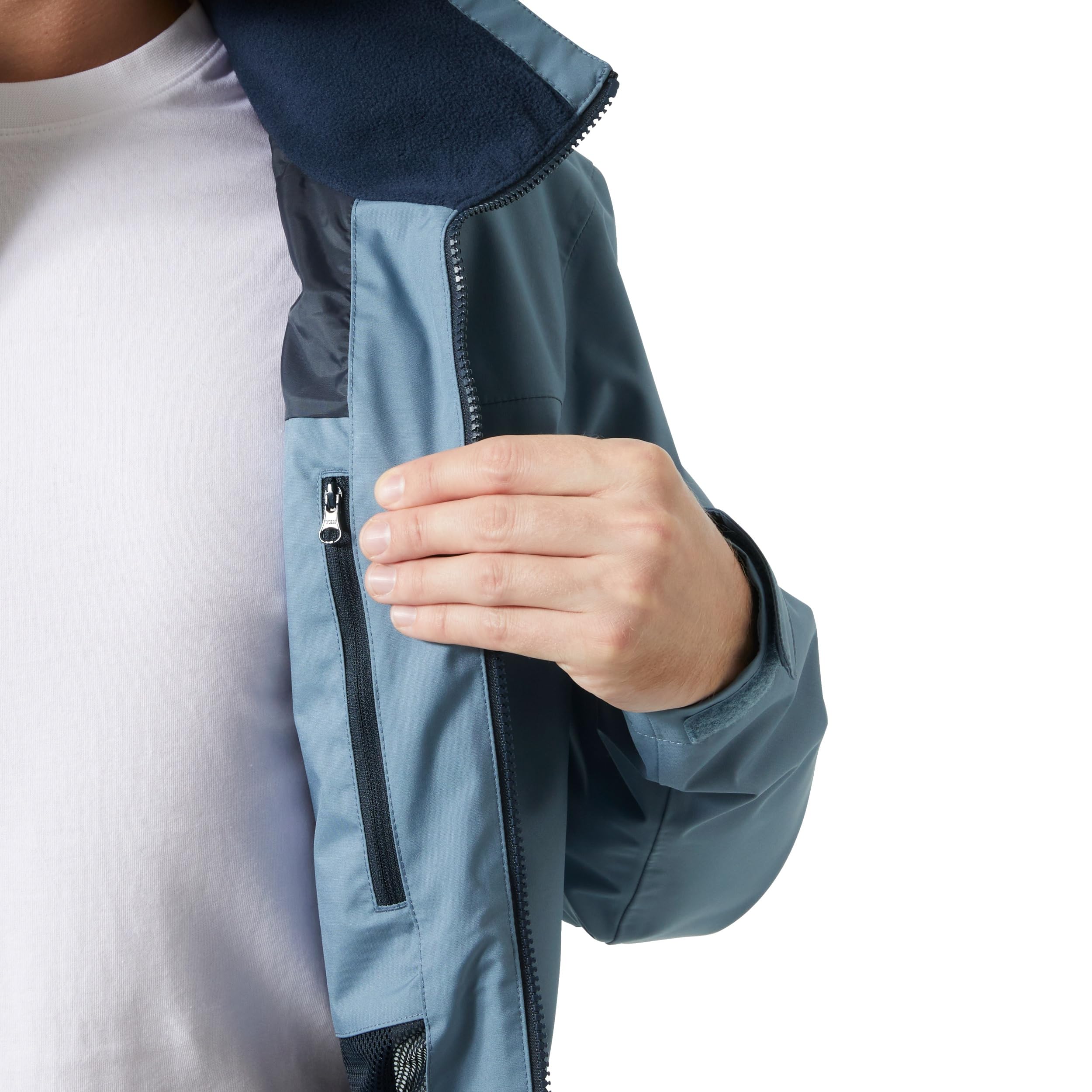 Helly Hansen Hommes Veste à capuche d’équipage 2.0, Bleu Marine, S