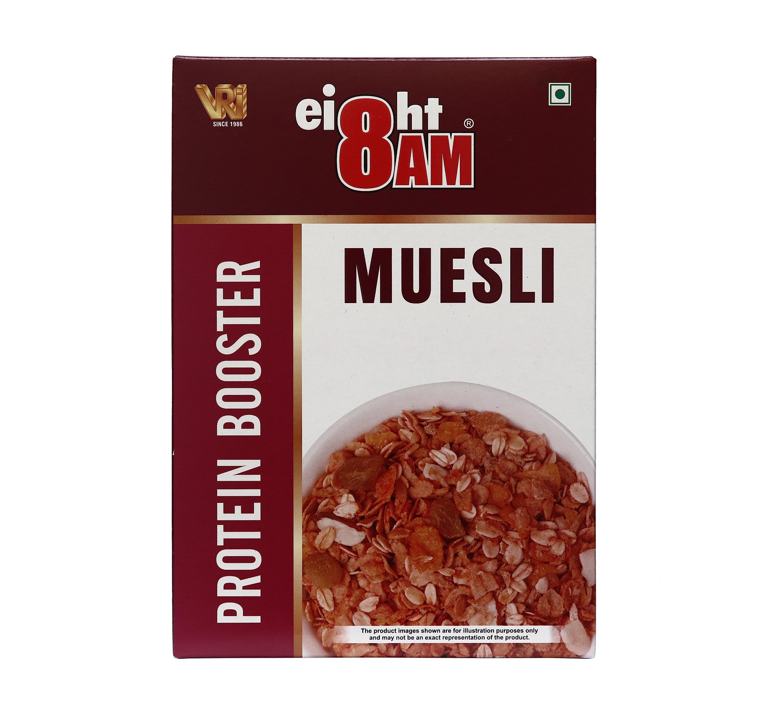 8AM Muesli 425g, Protein Booster, High Protein & Fiber, 8in1 Muesli 70% Multigrains and Fruits & Nuts, Almonds & Raisins, Muesli Delicious and Nutritious Breakfast Cereal (B0BFJG7TPC) Amazon Price History, Amazon Price Tracker