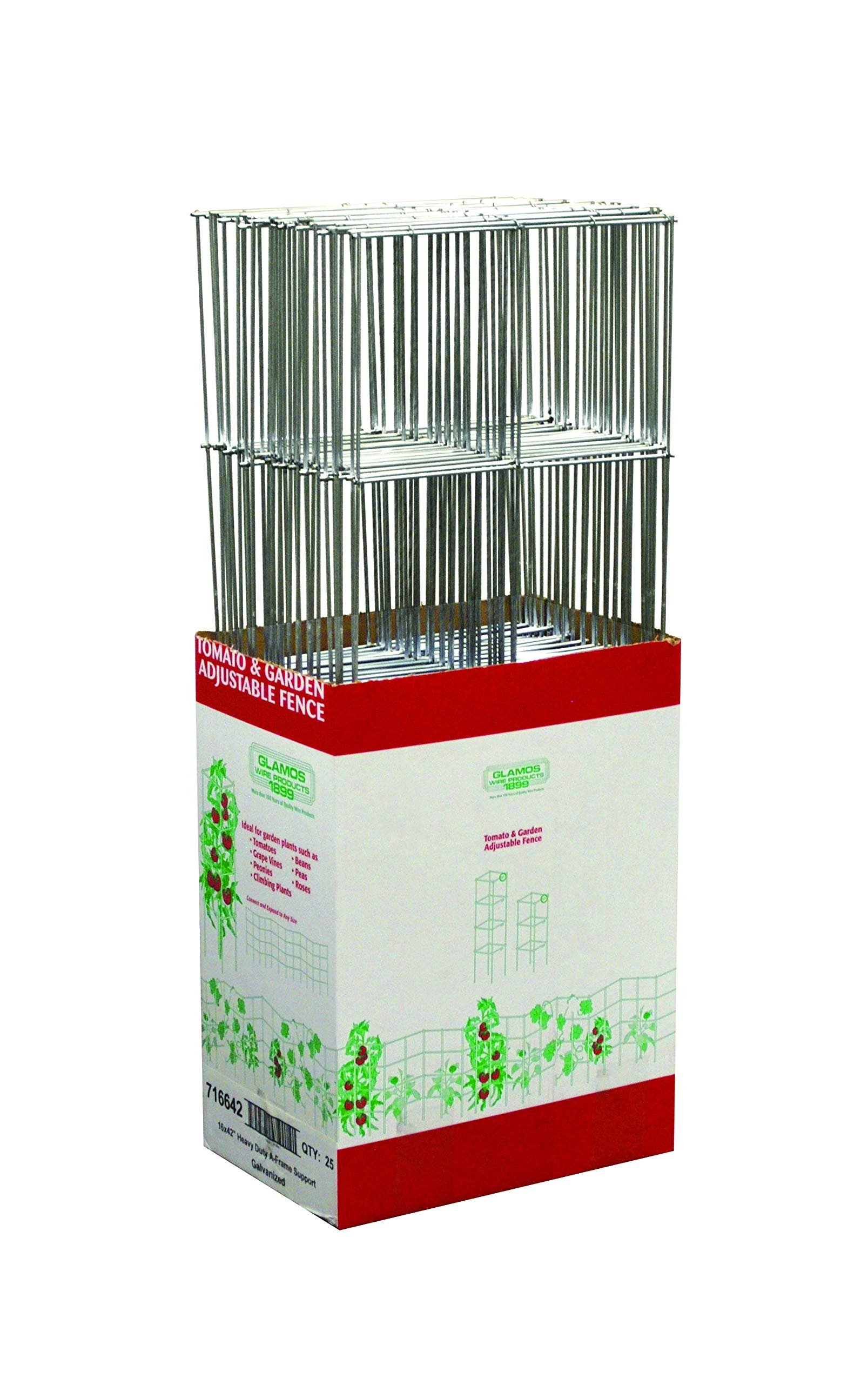 716642 - Soporte para plantas para césped y jardín, color plateado