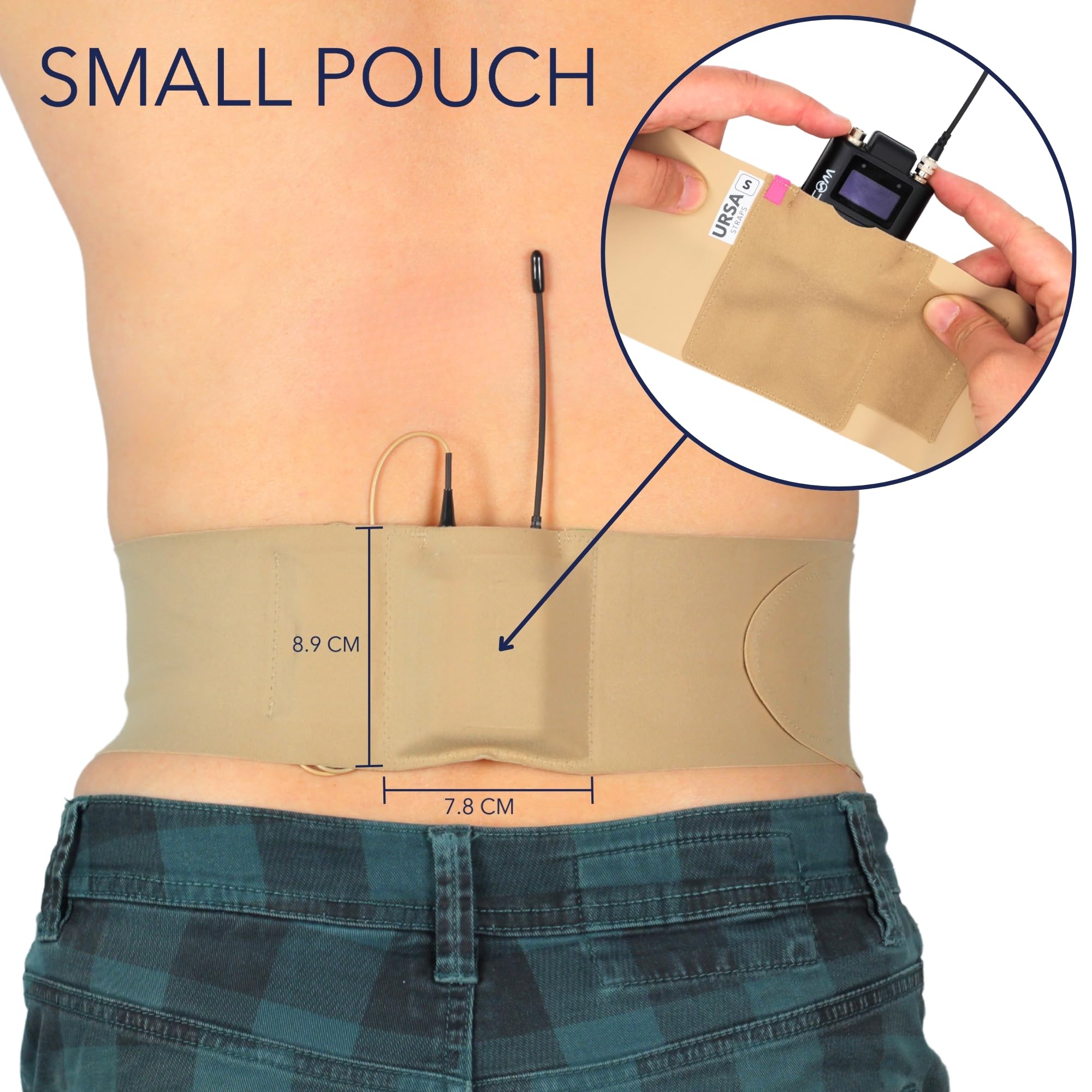 Cintura URSA, Marrone, Large Waist - Small Pouch